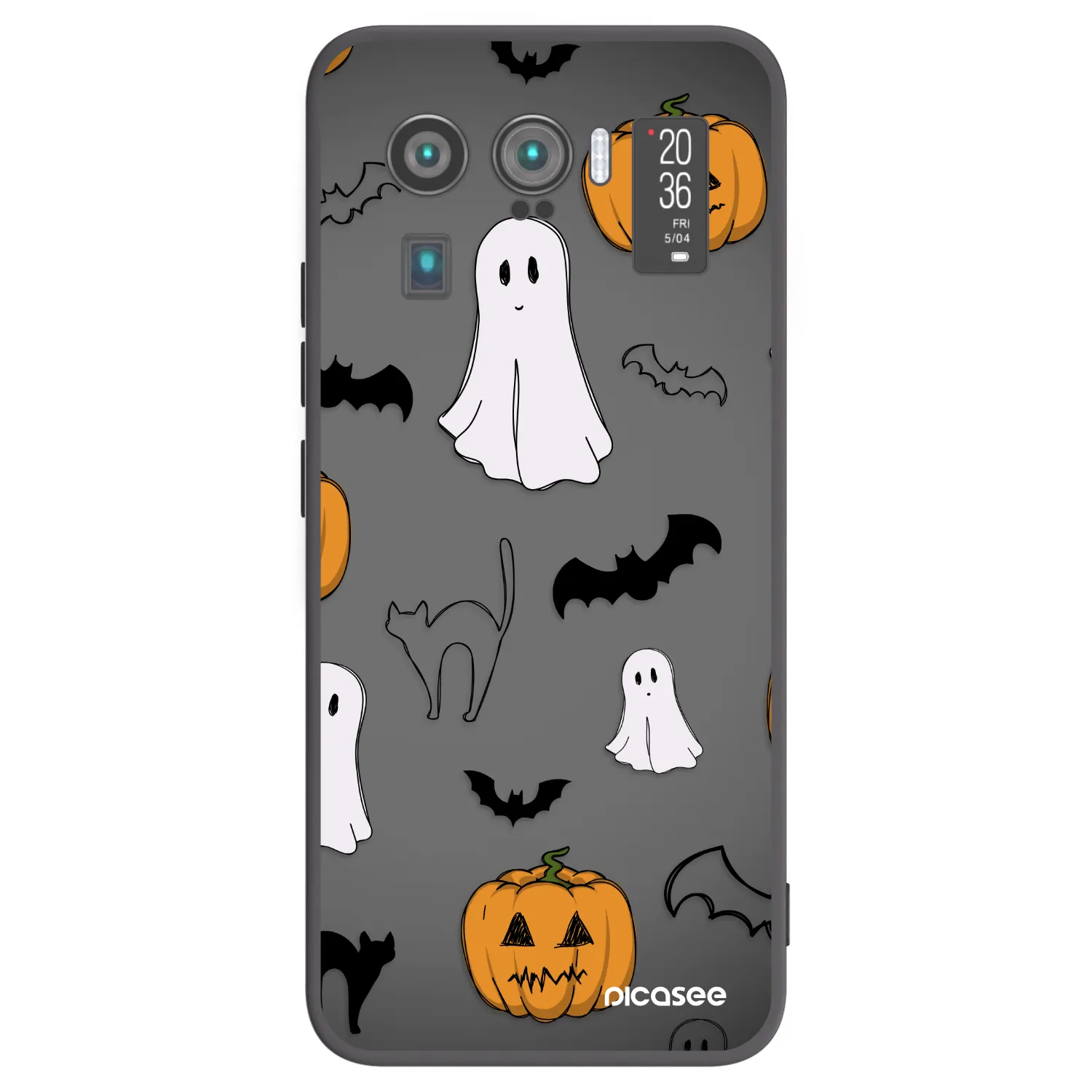 Picasee Xiaomi Mi 11 Ultra Hülle - Schwarzes Silikon - Spooky crew