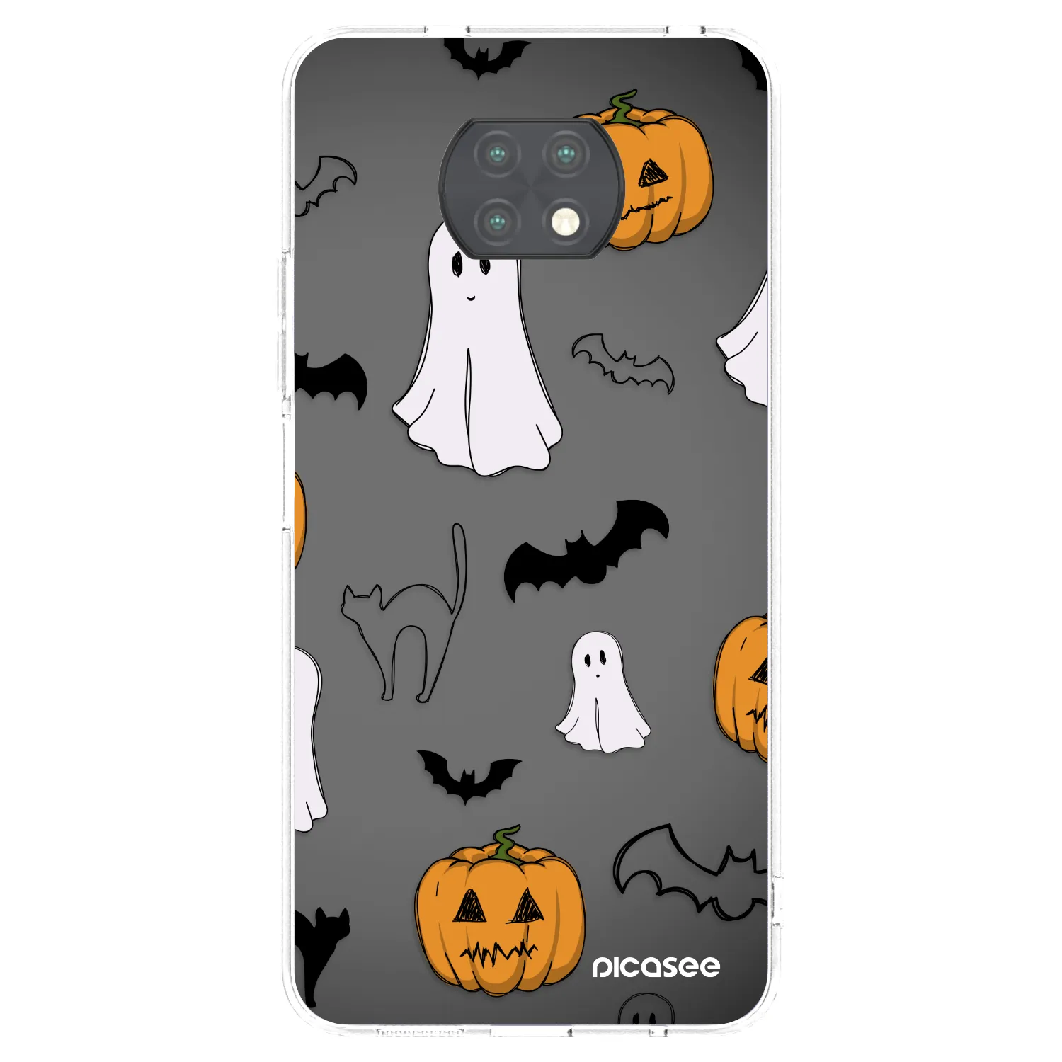 Picasee Xiaomi Redmi Note 9T Hülle - Transparentes Silikon - Spooky crew