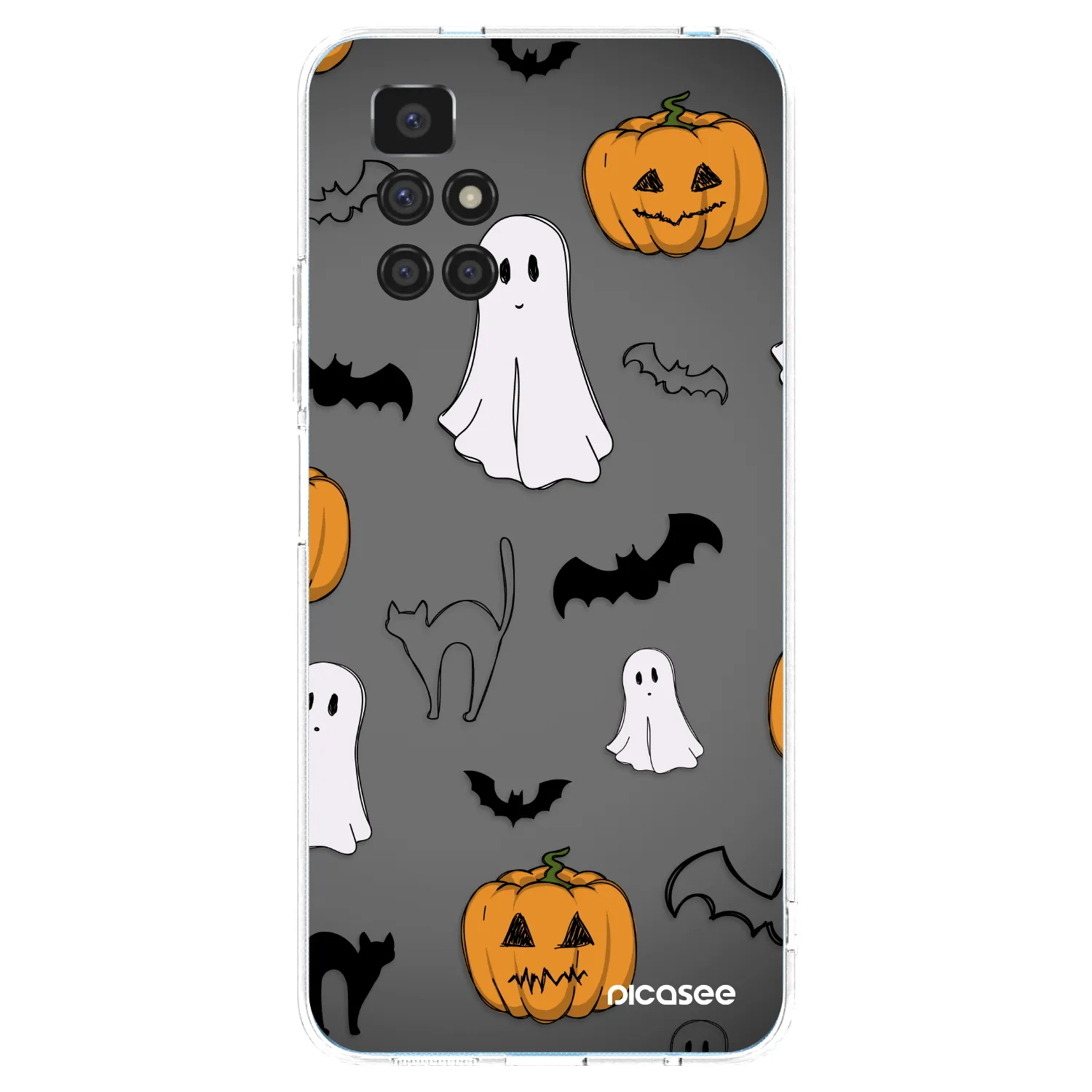 Picasee Xiaomi Redmi 10 Hülle - Transparentes Silikon - Spooky crew