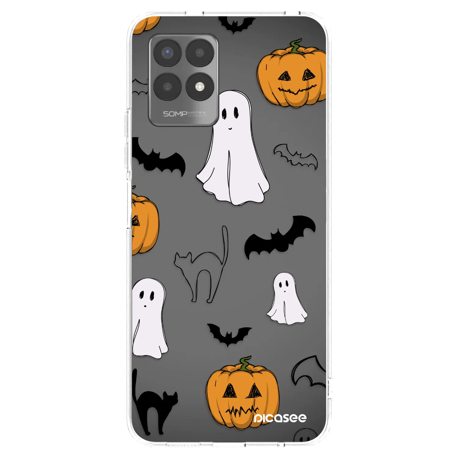 Picasee Realme 8i Hülle - Transparentes Silikon - Spooky crew