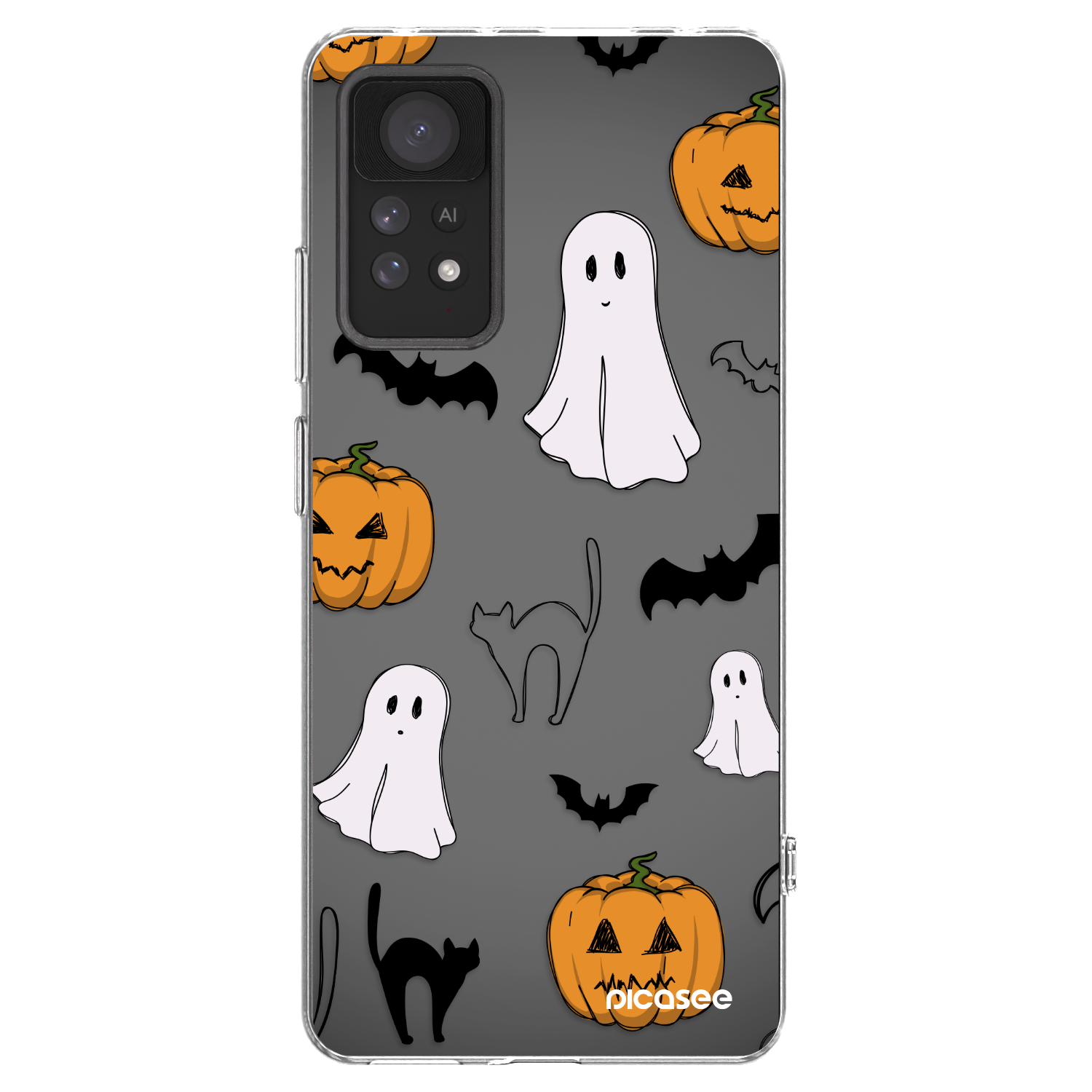 Picasee Xiaomi Redmi Note 11 Pro Hülle - Transparentes Silikon - Spooky crew