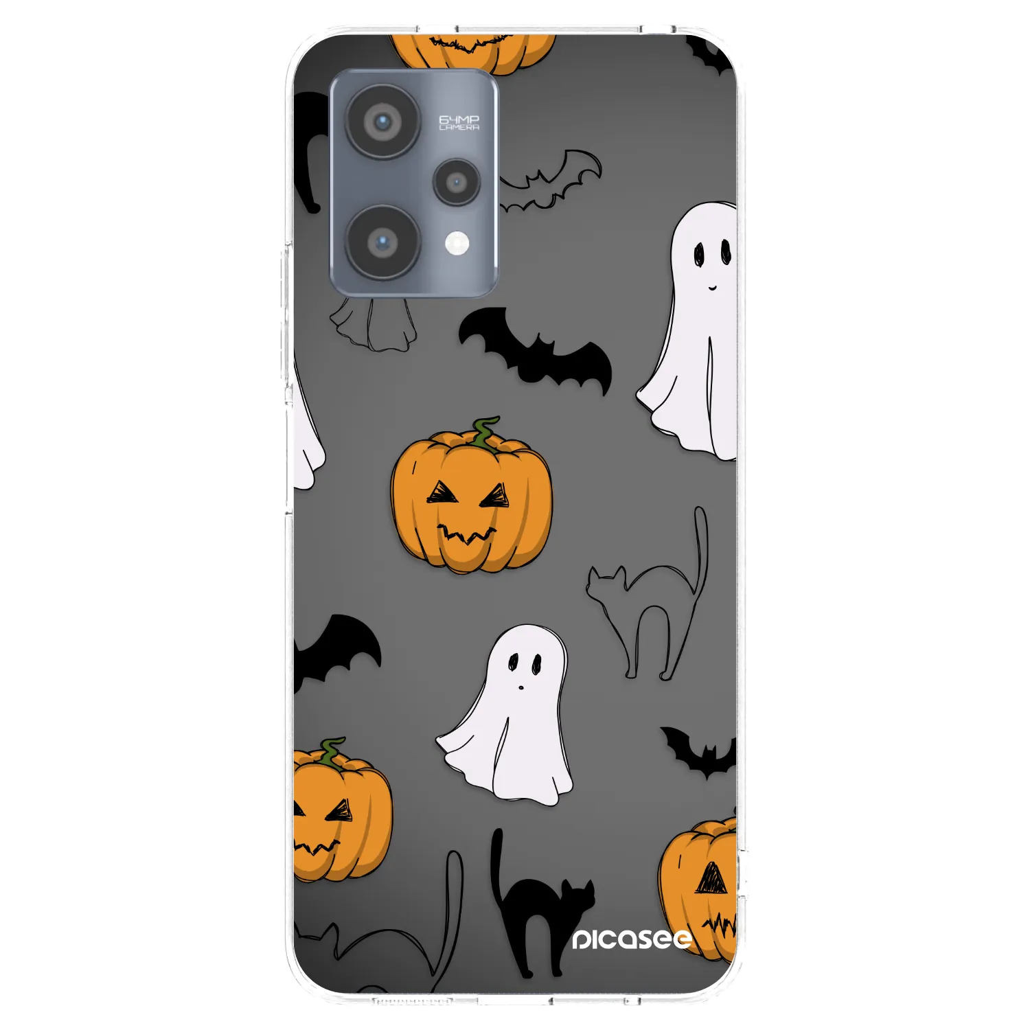 Picasee Realme 9 Pro 5G Hülle - Transparentes Silikon - Spooky crew