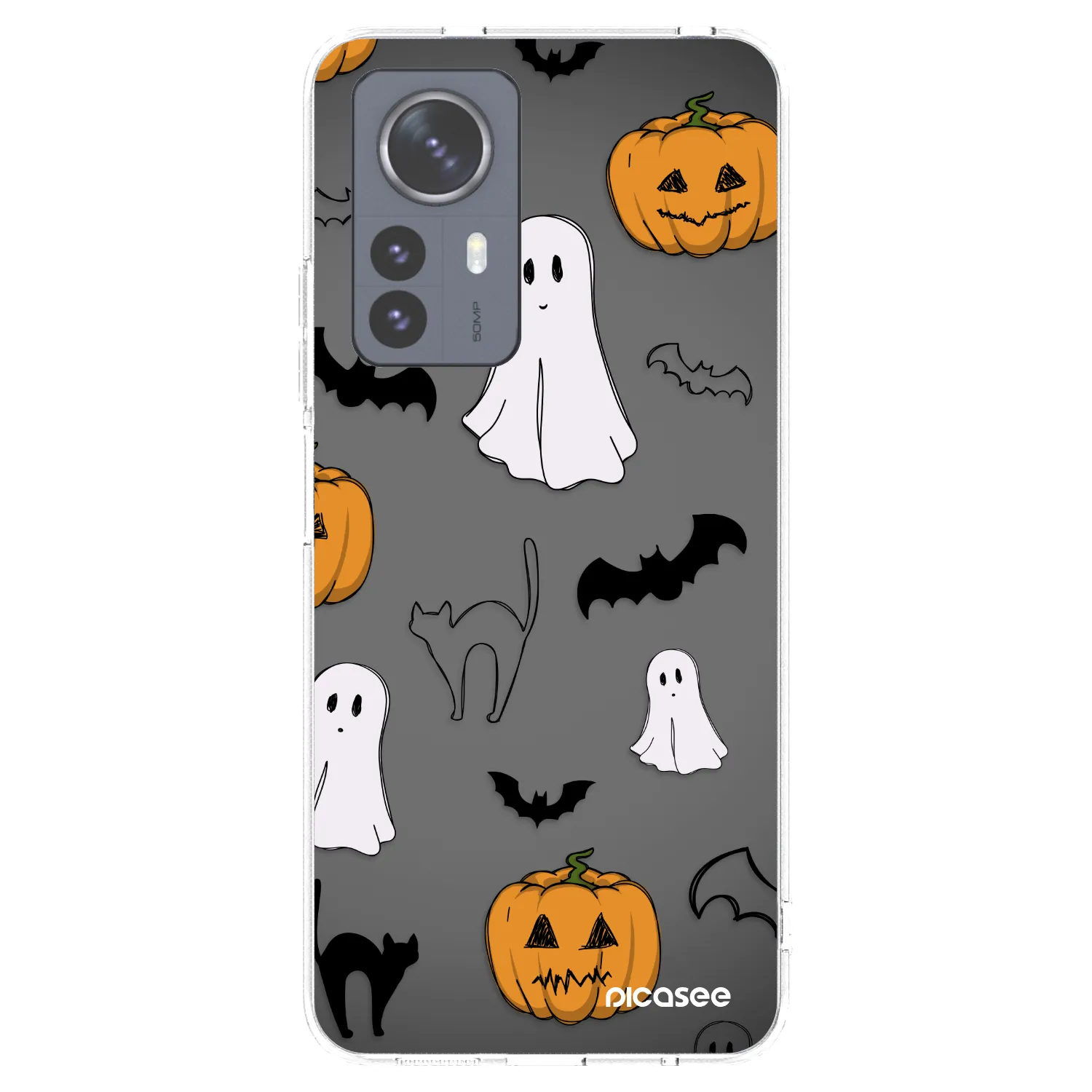 Picasee Xiaomi 12 Pro Hülle - Transparentes Silikon - Spooky crew