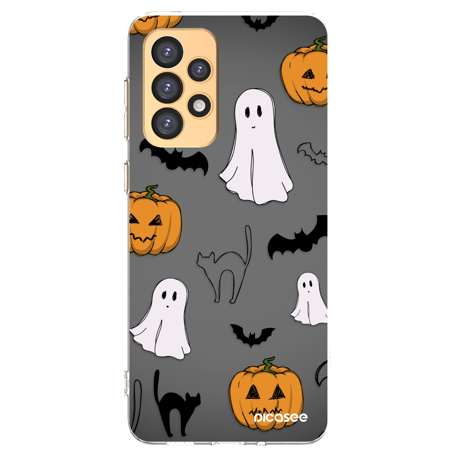 Picasee Samsung Galaxy A33 5G A336 Hülle - Transparentes Silikon - Spooky crew