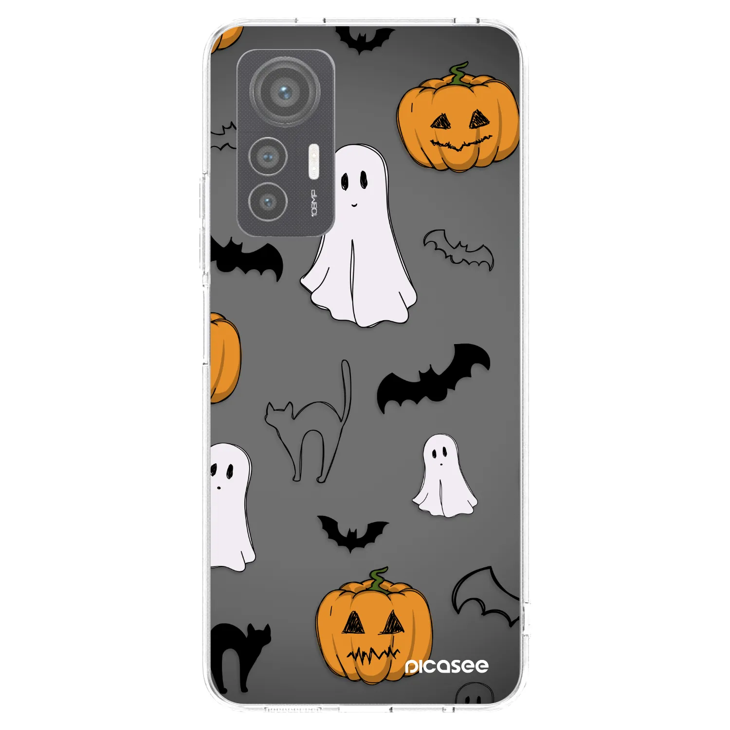 Picasee Xiaomi 12 Lite Hülle - Transparentes Silikon - Spooky crew