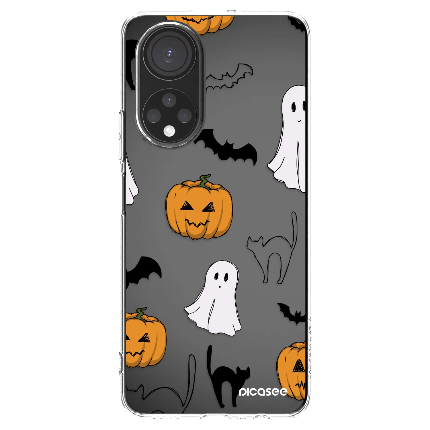 Picasee Honor X7 Hülle - Transparentes Silikon - Spooky crew