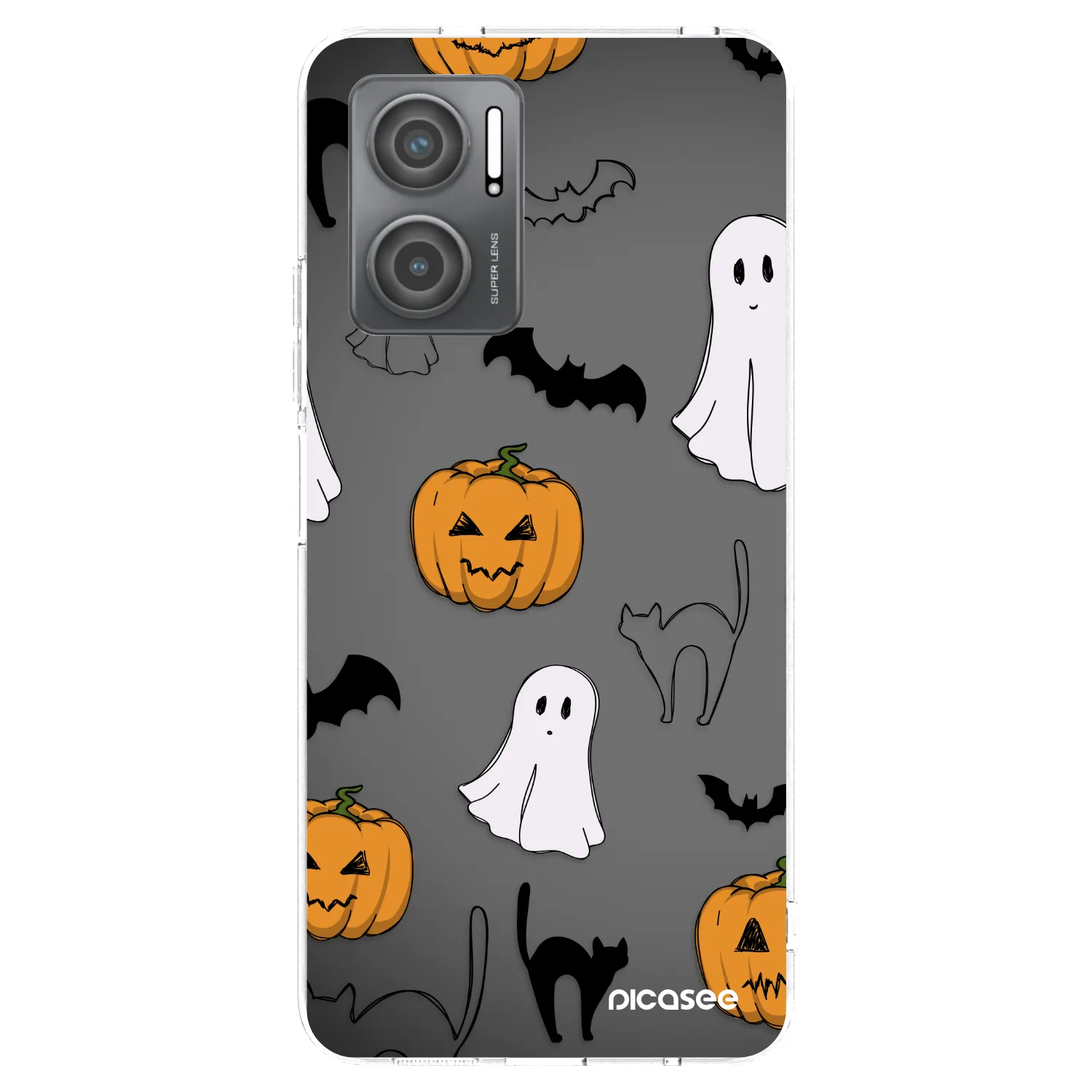 Picasee Xiaomi Redmi 10 5G Hülle - Transparentes Silikon - Spooky crew
