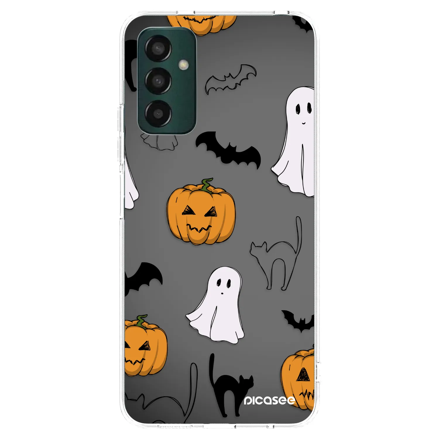 Picasee Samsung Galaxy M23 5G Hülle - Transparentes Silikon - Spooky crew