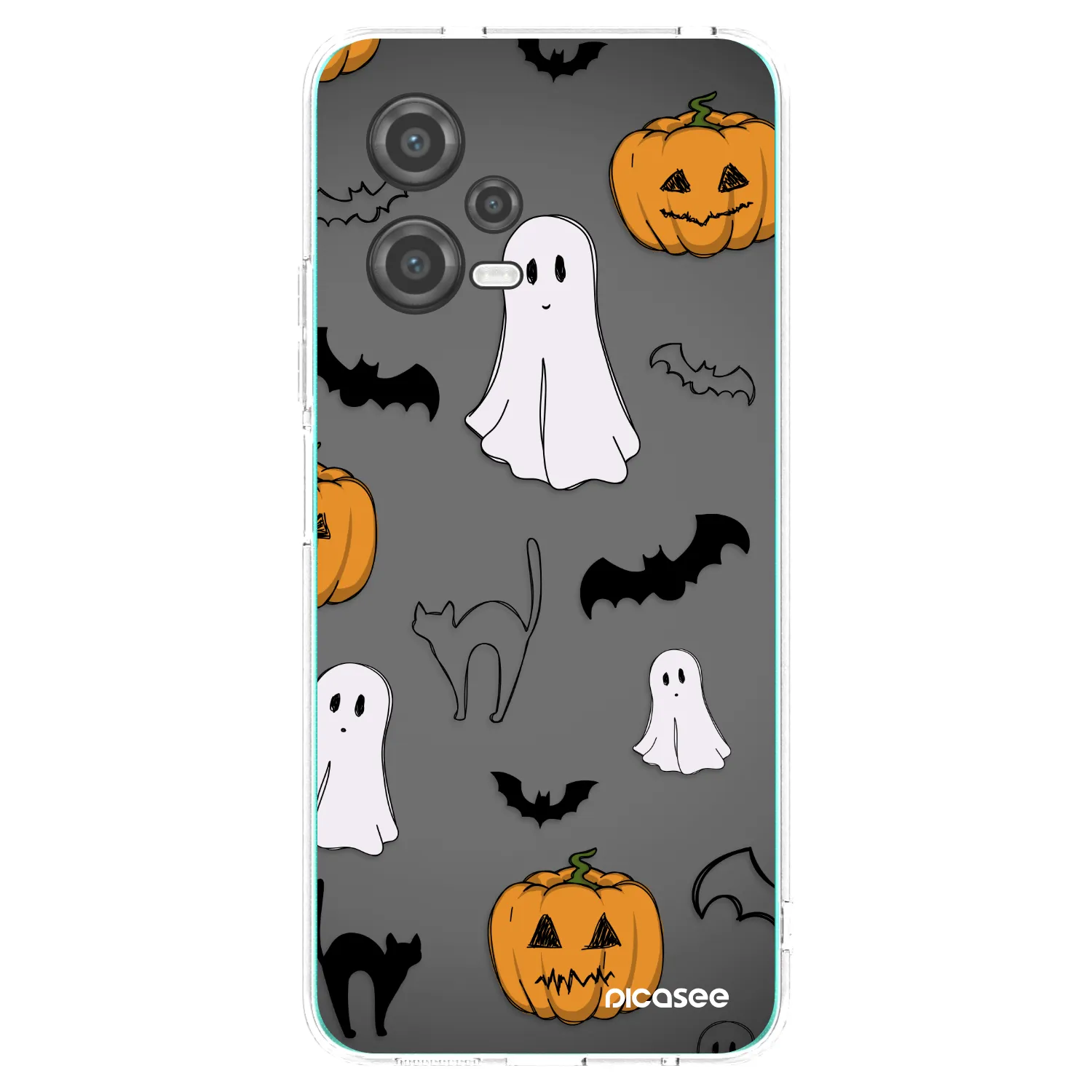 Picasee Xiaomi Poco X5 Hülle - Transparentes Silikon - Spooky crew