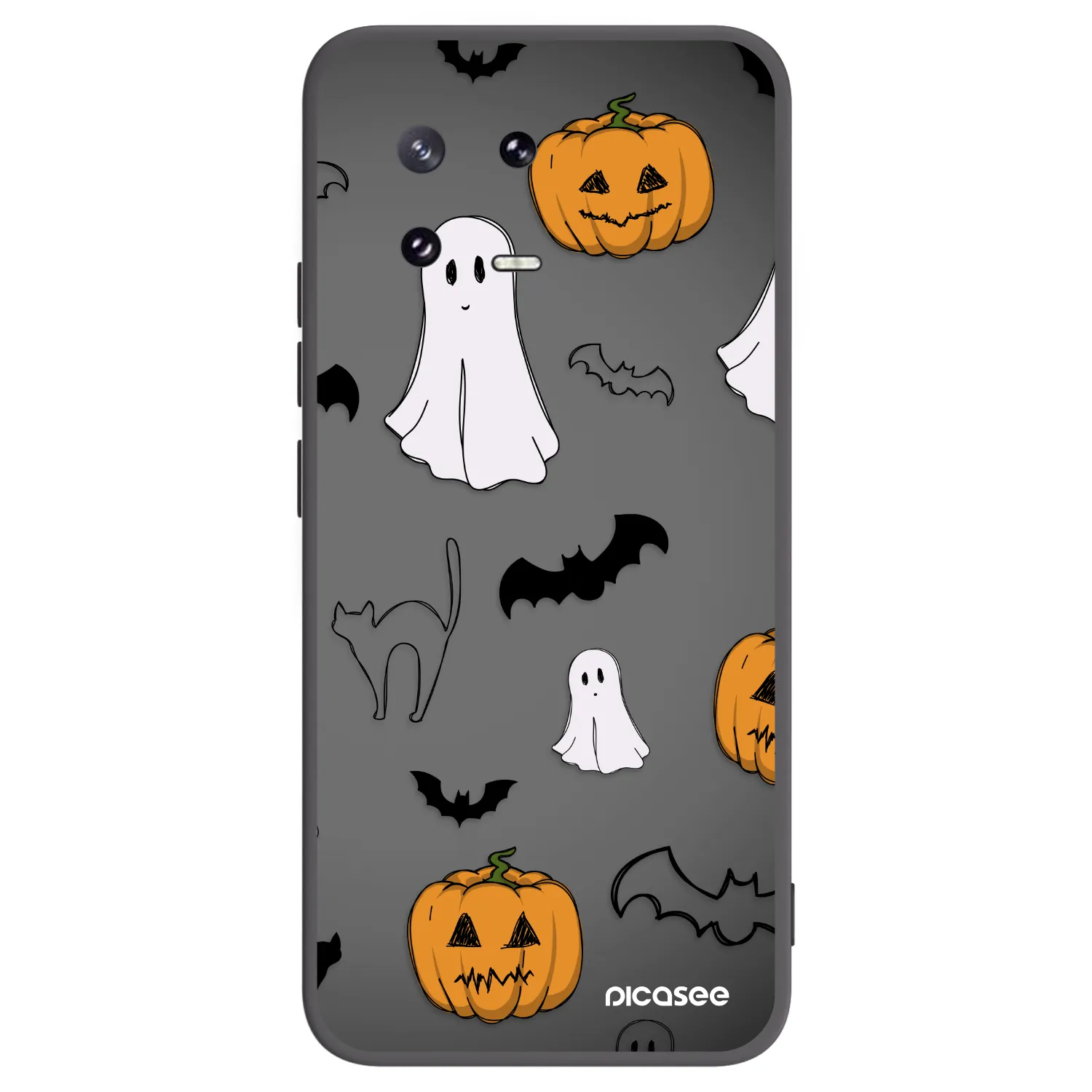 Picasee Xiaomi 13 Pro Hülle - Schwarzes Silikon - Spooky crew