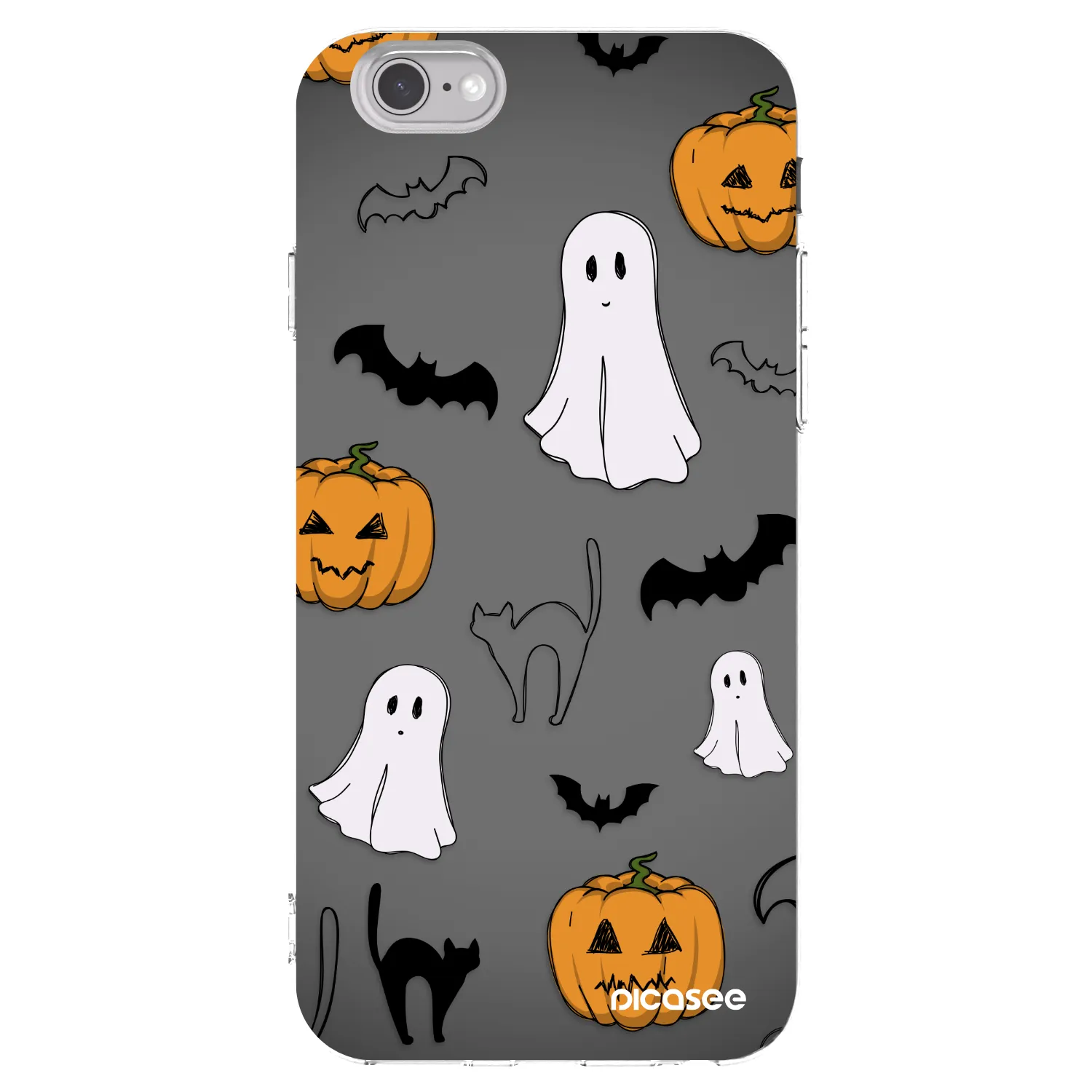 Picasee Apple iPhone 6/6S Hülle - Transparentes Silikon - Spooky crew