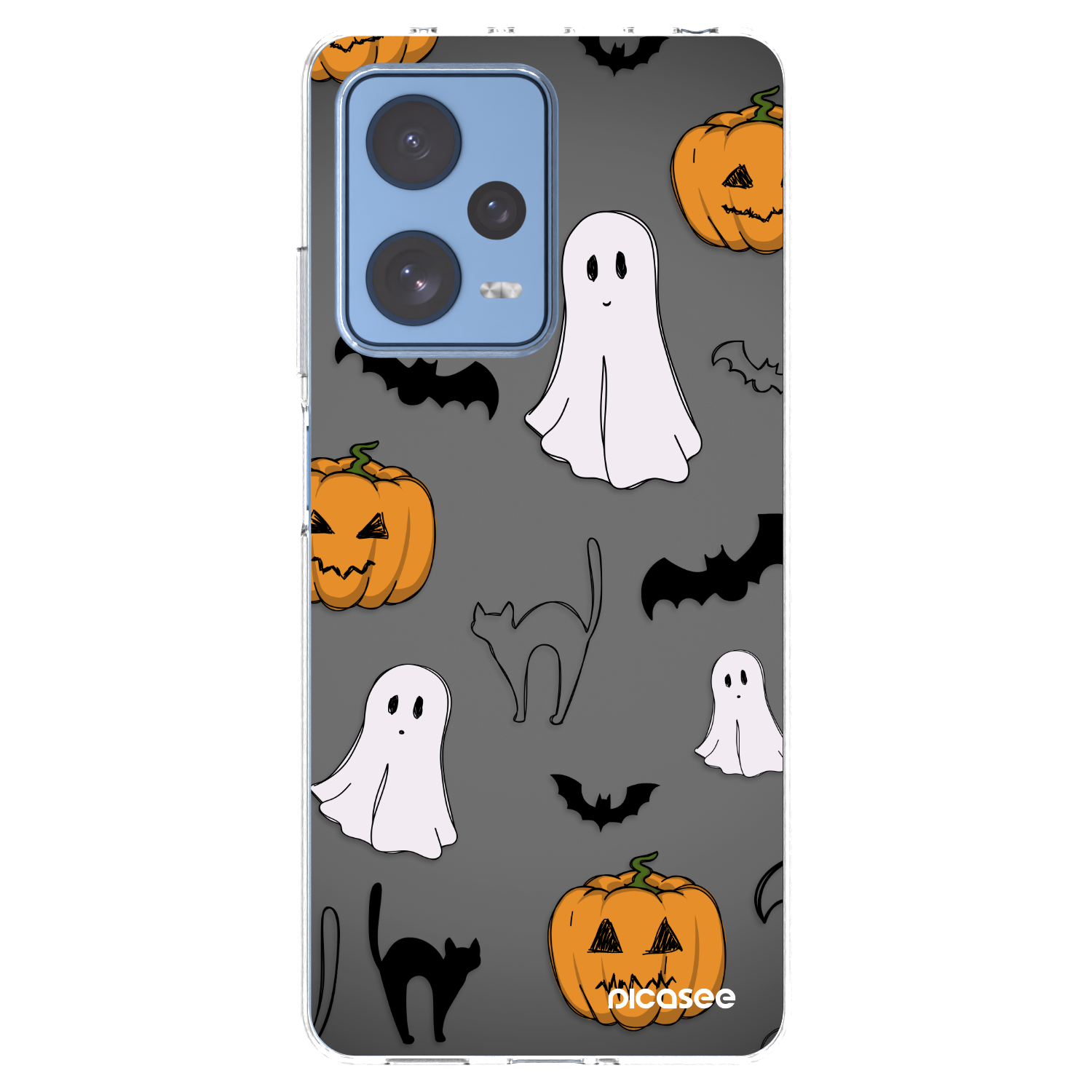 Picasee Xiaomi Redmi Note 12 Pro 5G Hülle - Transparentes Silikon - Spooky crew
