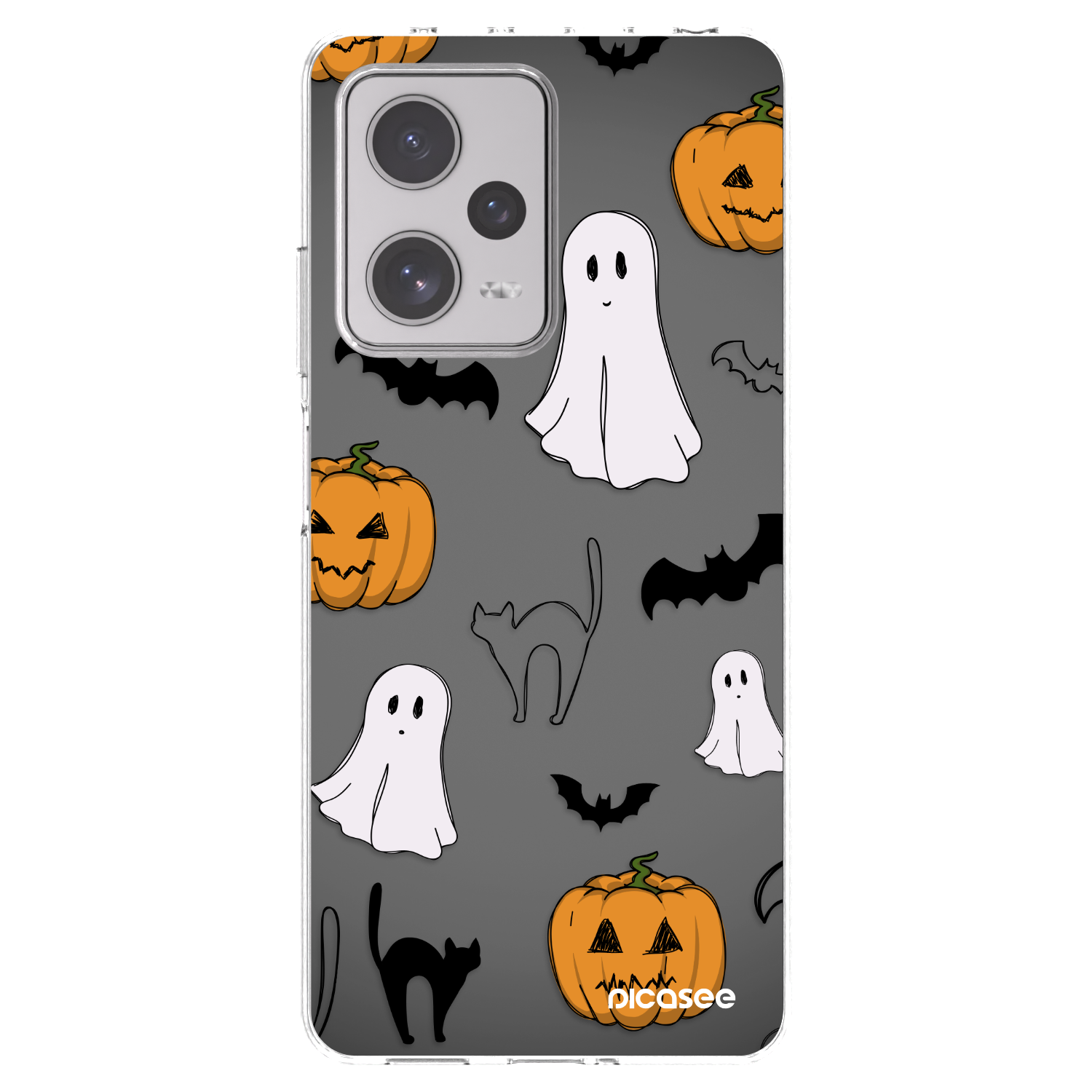 Picasee Xiaomi Redmi Note 12 Pro+ 5G Hülle - Transparentes Silikon - Spooky crew
