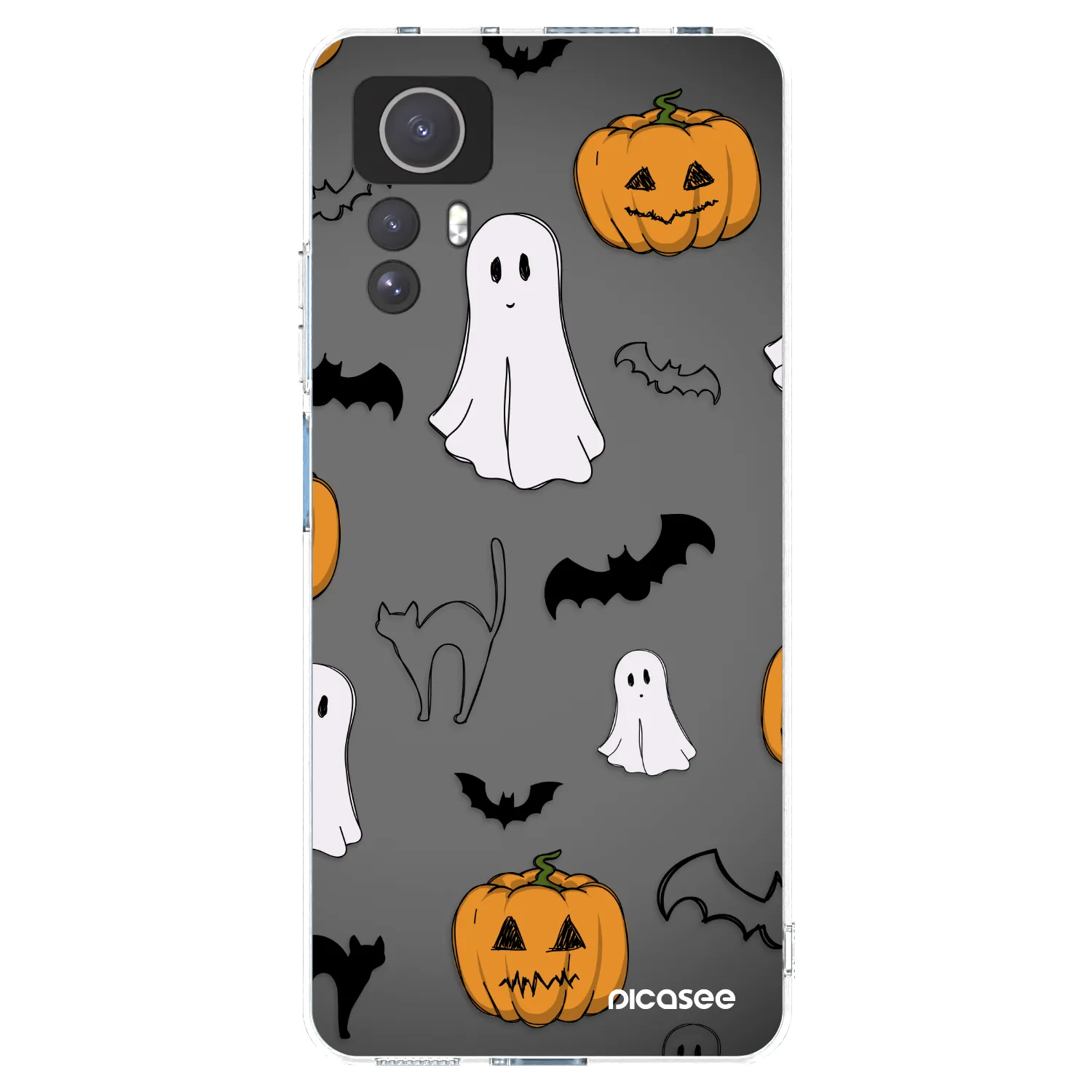 Picasee Xiaomi Redmi Note 12S Hülle - Transparentes Silikon - Spooky crew