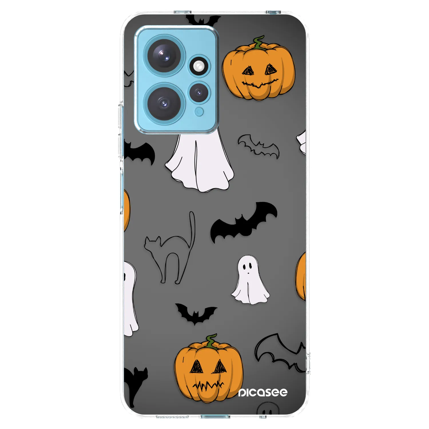 Picasee Xiaomi Redmi Note 12 4G Hülle - Transparentes Silikon - Spooky crew