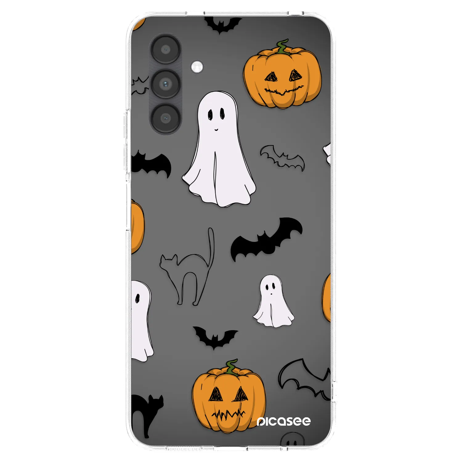 Picasee Samsung Galaxy A04s A047F Hülle - Transparentes Silikon - Spooky crew