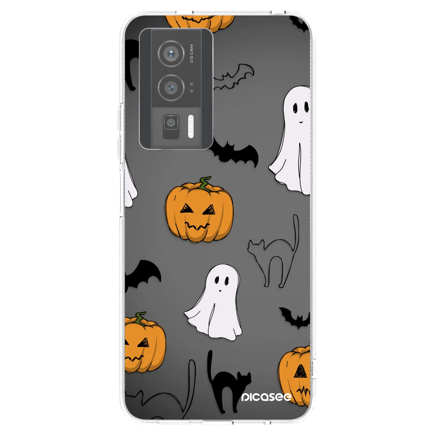 Picasee Xiaomi Poco F5 Pro 5G Hülle - Transparentes Silikon - Spooky crew