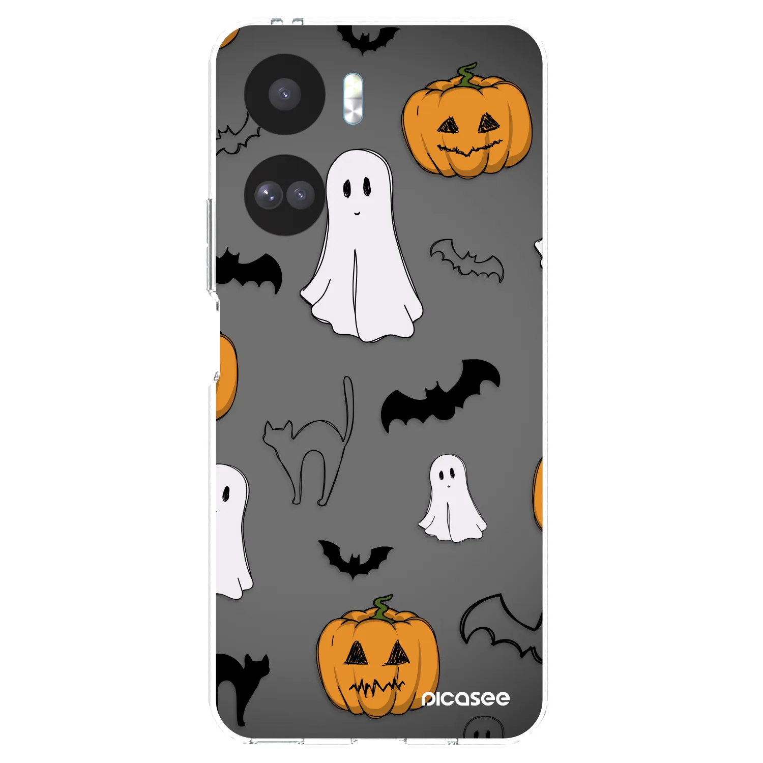 Picasee Honor 90 Lite 5G Hülle - Transparentes Silikon - Spooky crew