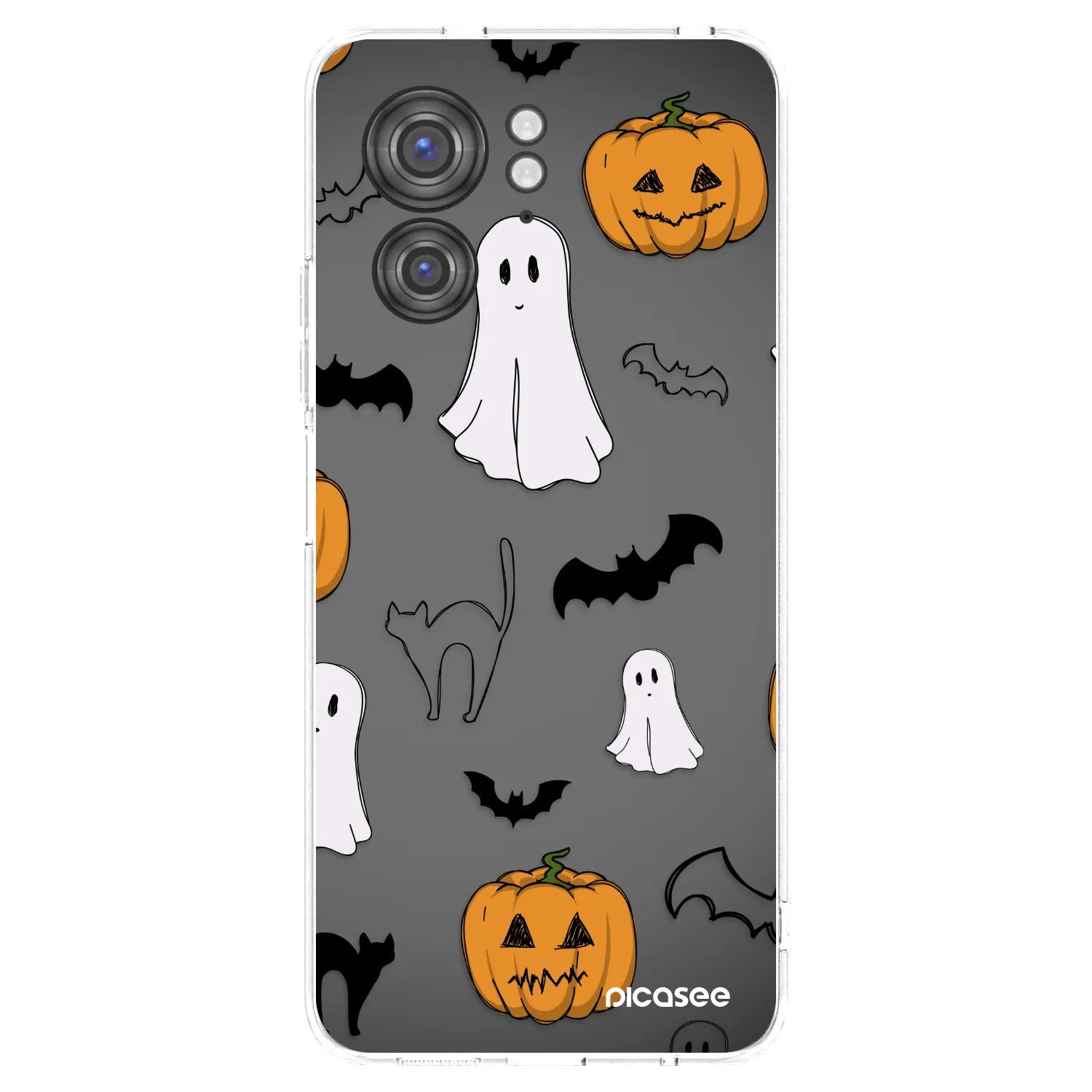 Picasee Motorola Edge 40 Hülle - Transparentes Silikon - Spooky crew