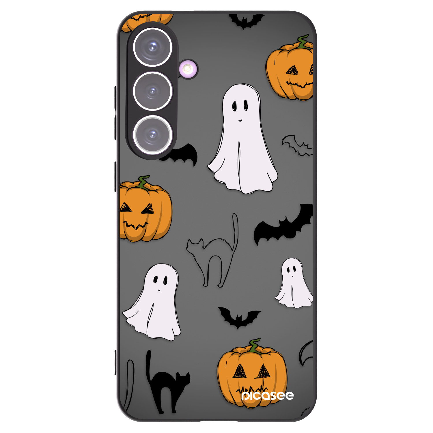 Picasee Samsung Galaxy S24+ S926B 5G Hülle - Schwarzes Silikon - Spooky crew
