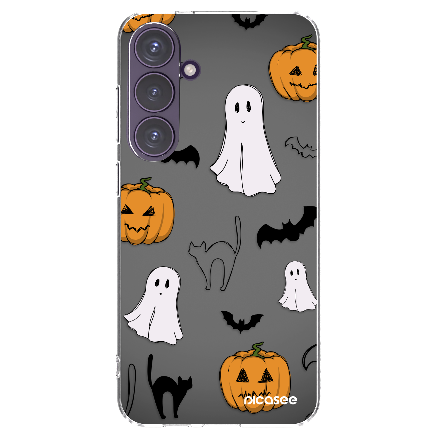 Picasee Samsung Galaxy S24+ S926B 5G Hülle - Transparentes Silikon - Spooky crew