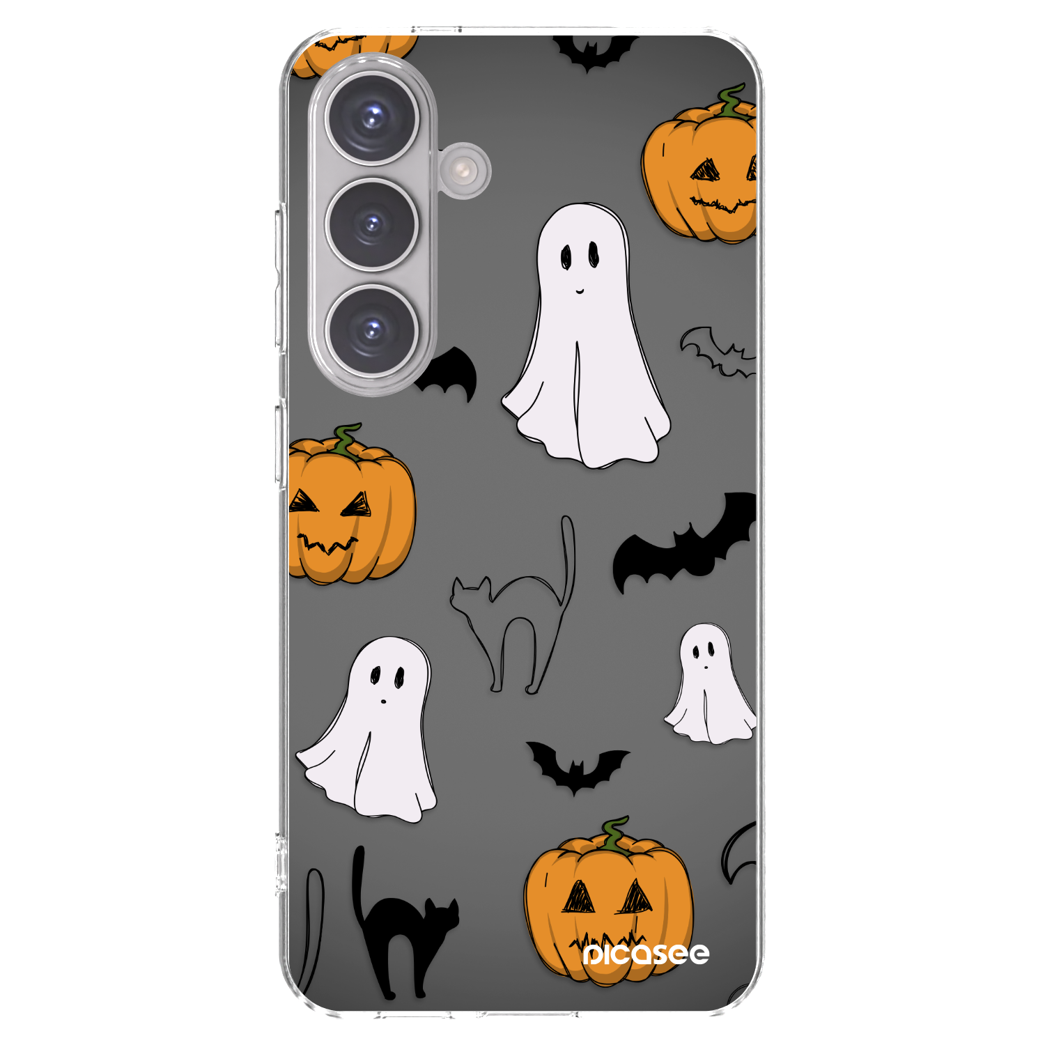 Picasee Samsung Galaxy S24 S921B 5G Hülle - Transparentes Silikon - Spooky crew