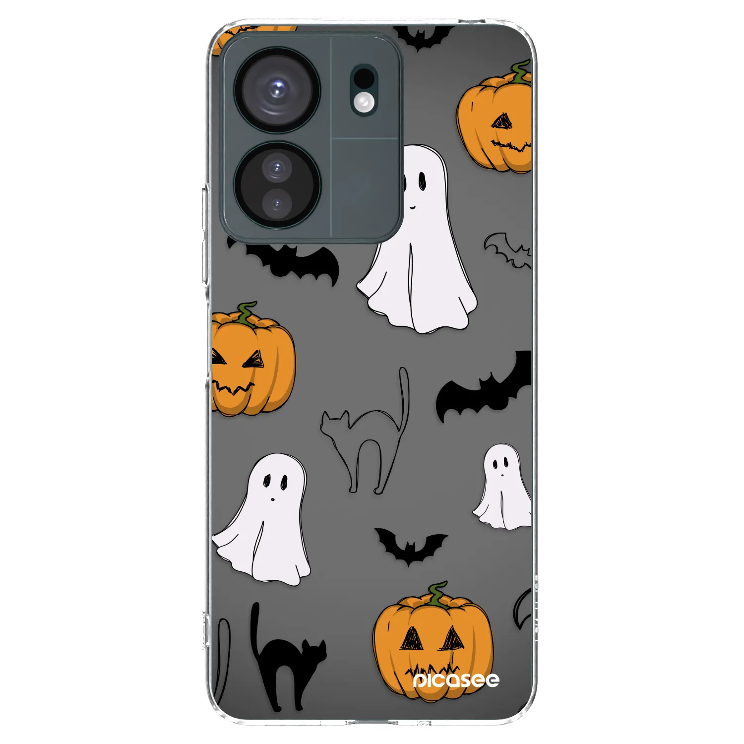 Picasee Xiaomi Redmi 13C 4G Hülle - Transparentes Silikon - Spooky crew