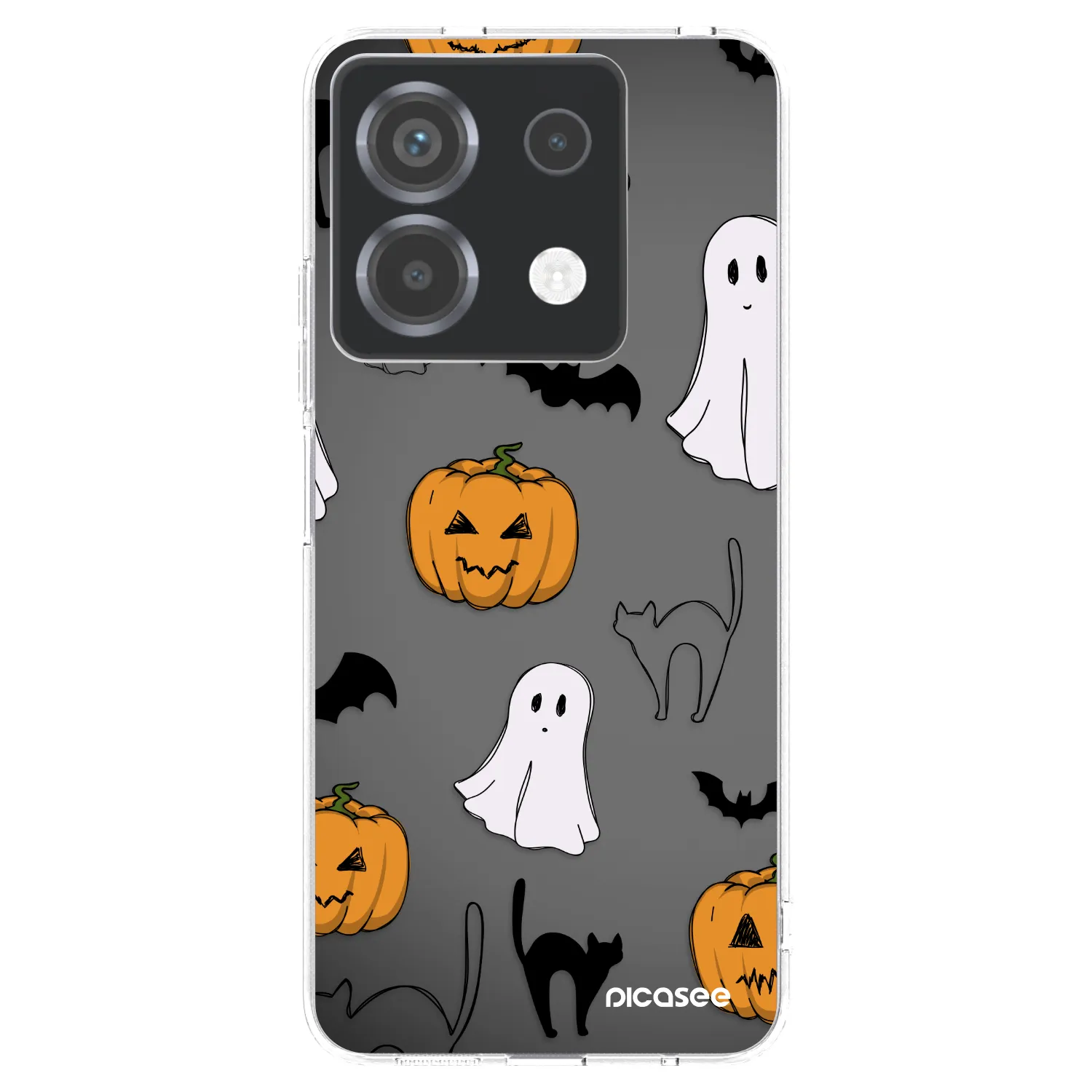 Picasee Xiaomi Poco X6 Hülle - Transparentes Silikon - Spooky crew