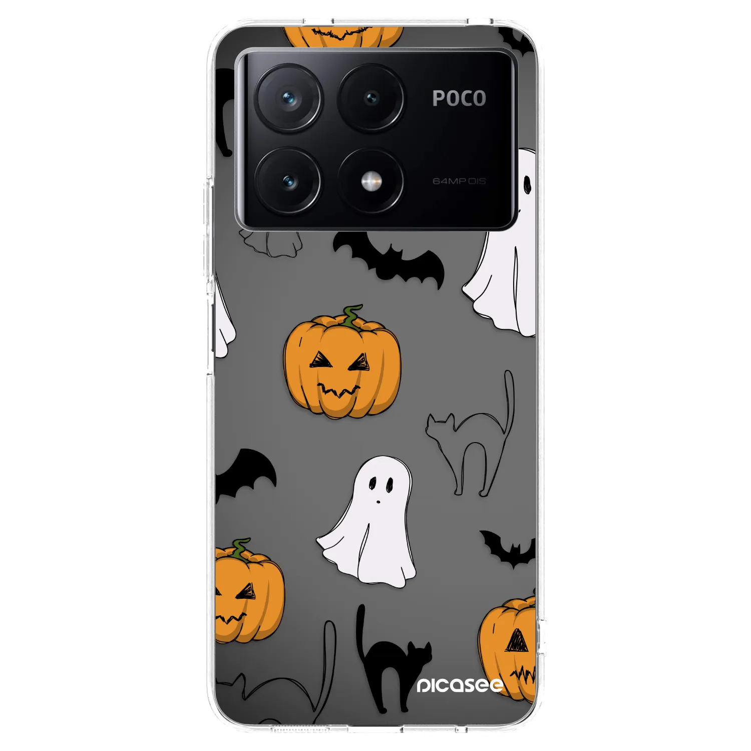 Picasee Xiaomi Poco X6 Pro Hülle - Transparentes Silikon - Spooky crew