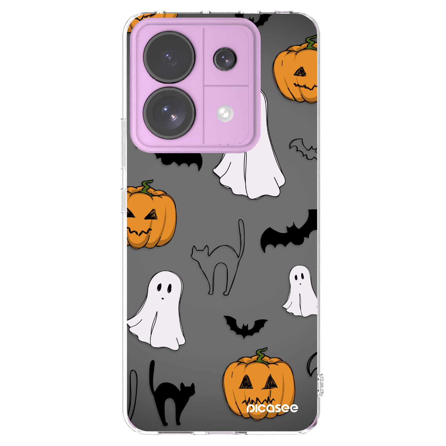 Picasee Xiaomi Redmi Note 13 Pro 5G Hülle - Transparentes Silikon - Spooky crew