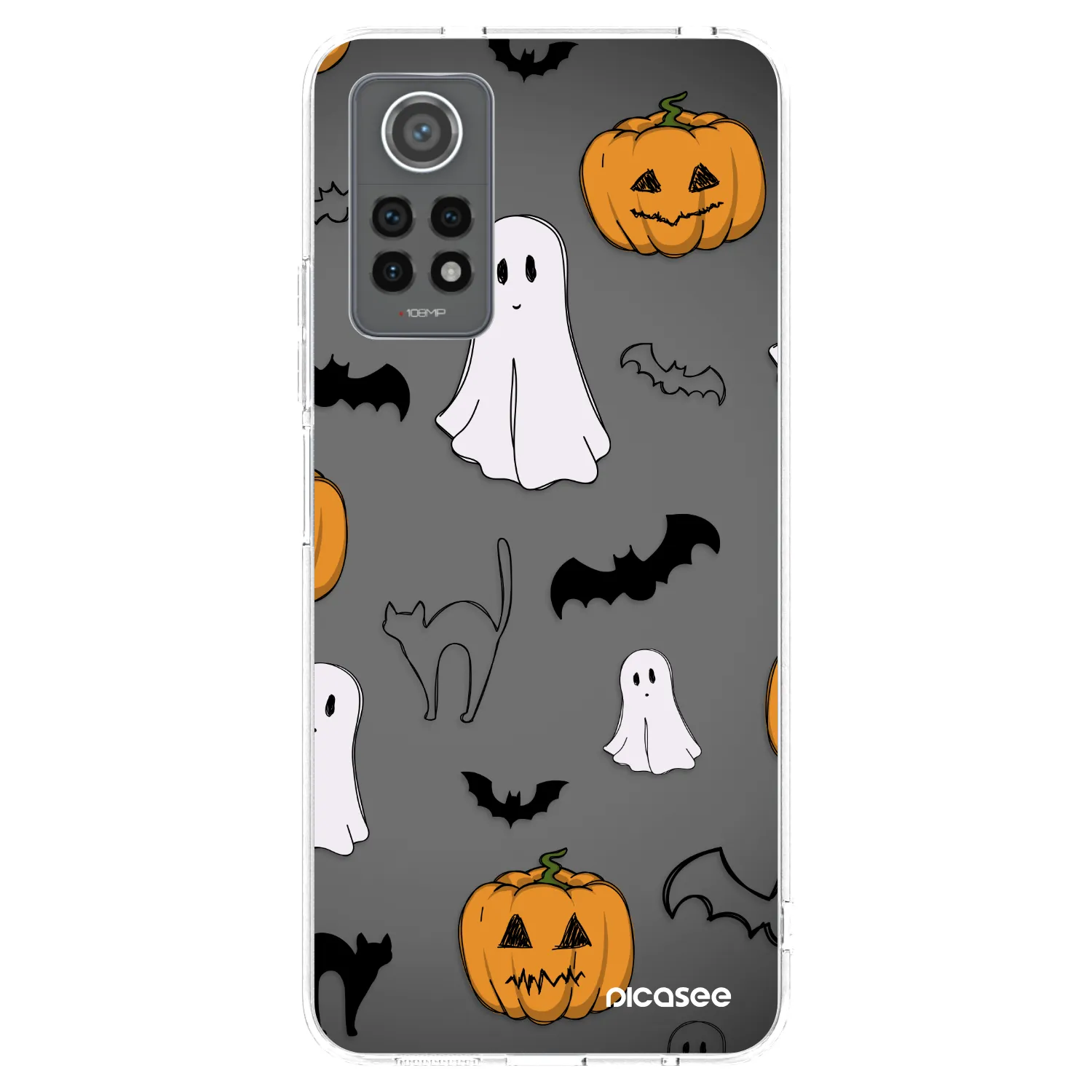 Picasee Xiaomi Redmi Note 12 Pro 4G Hülle - Transparentes Silikon - Spooky crew