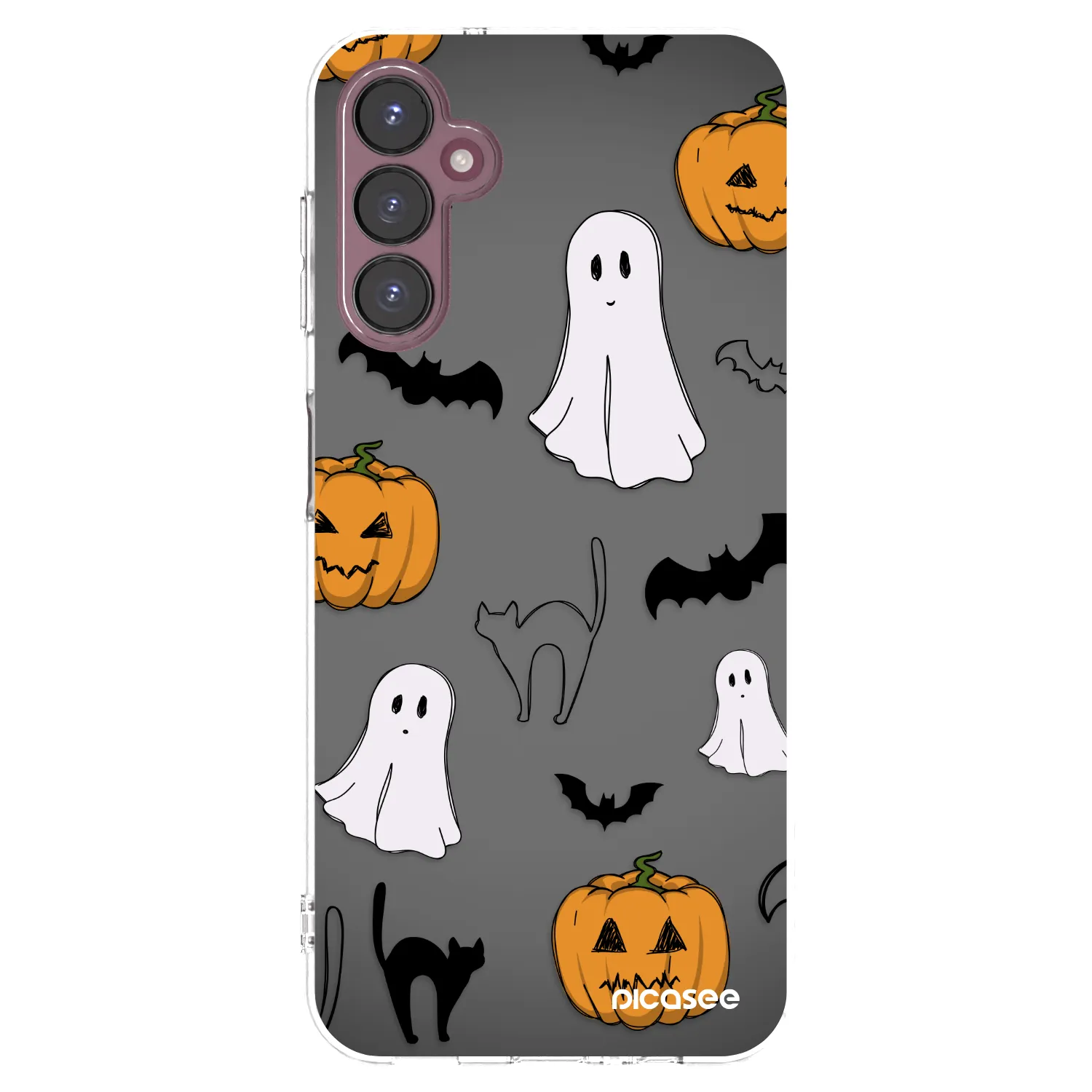 Picasee Samsung Galaxy A05s A057G Hülle - Transparentes Silikon - Spooky crew