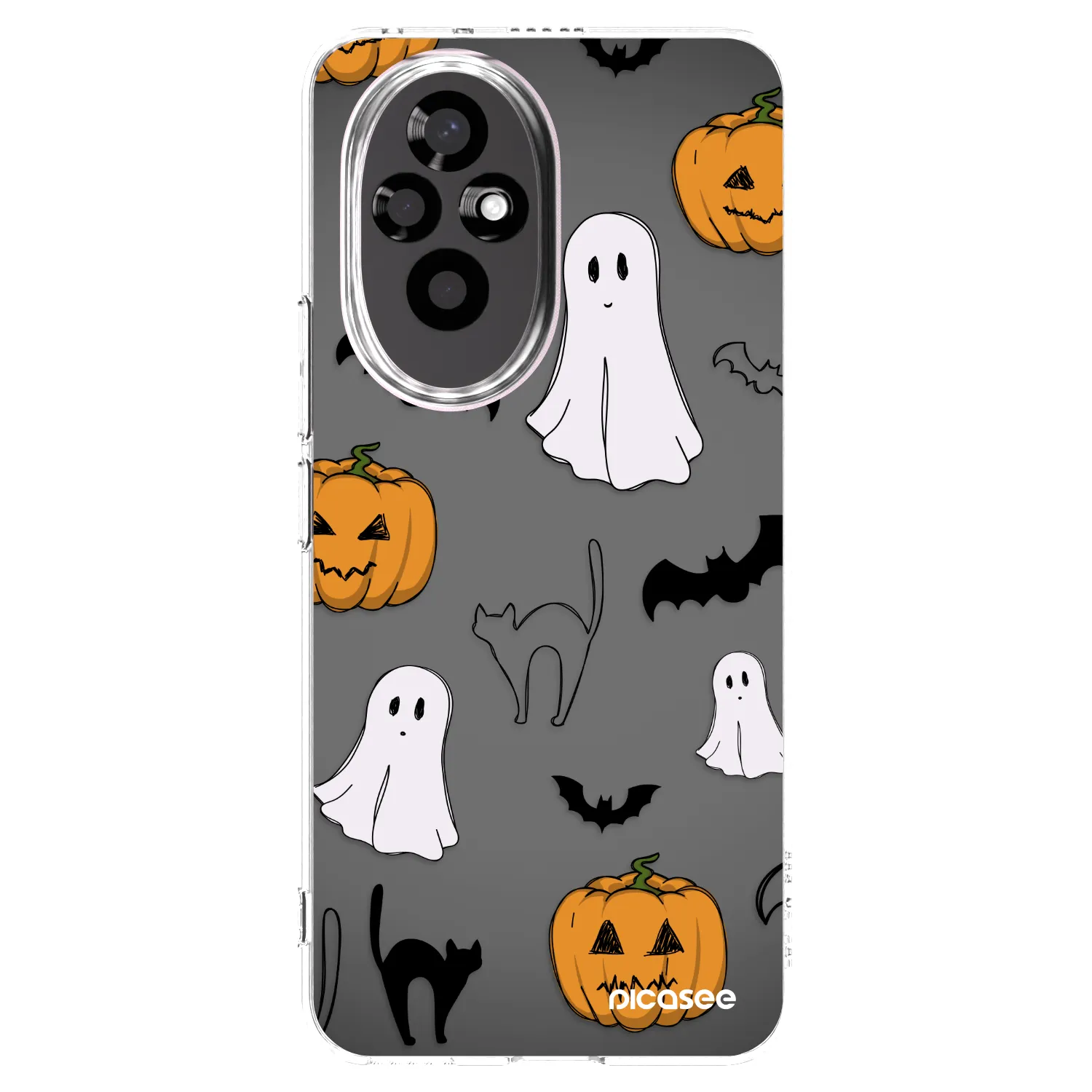 Picasee Honor 200 Pro 5G Hülle - Transparentes Silikon - Spooky crew