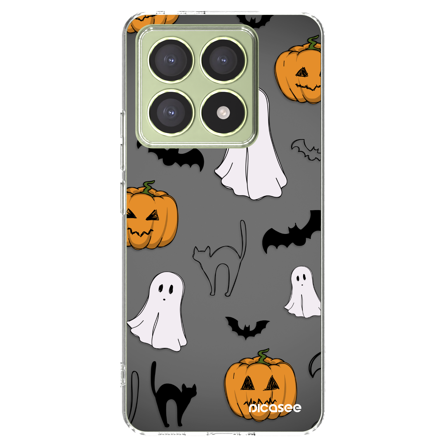 Picasee Xiaomi 14T Hülle - Transparentes Silikon - Spooky crew