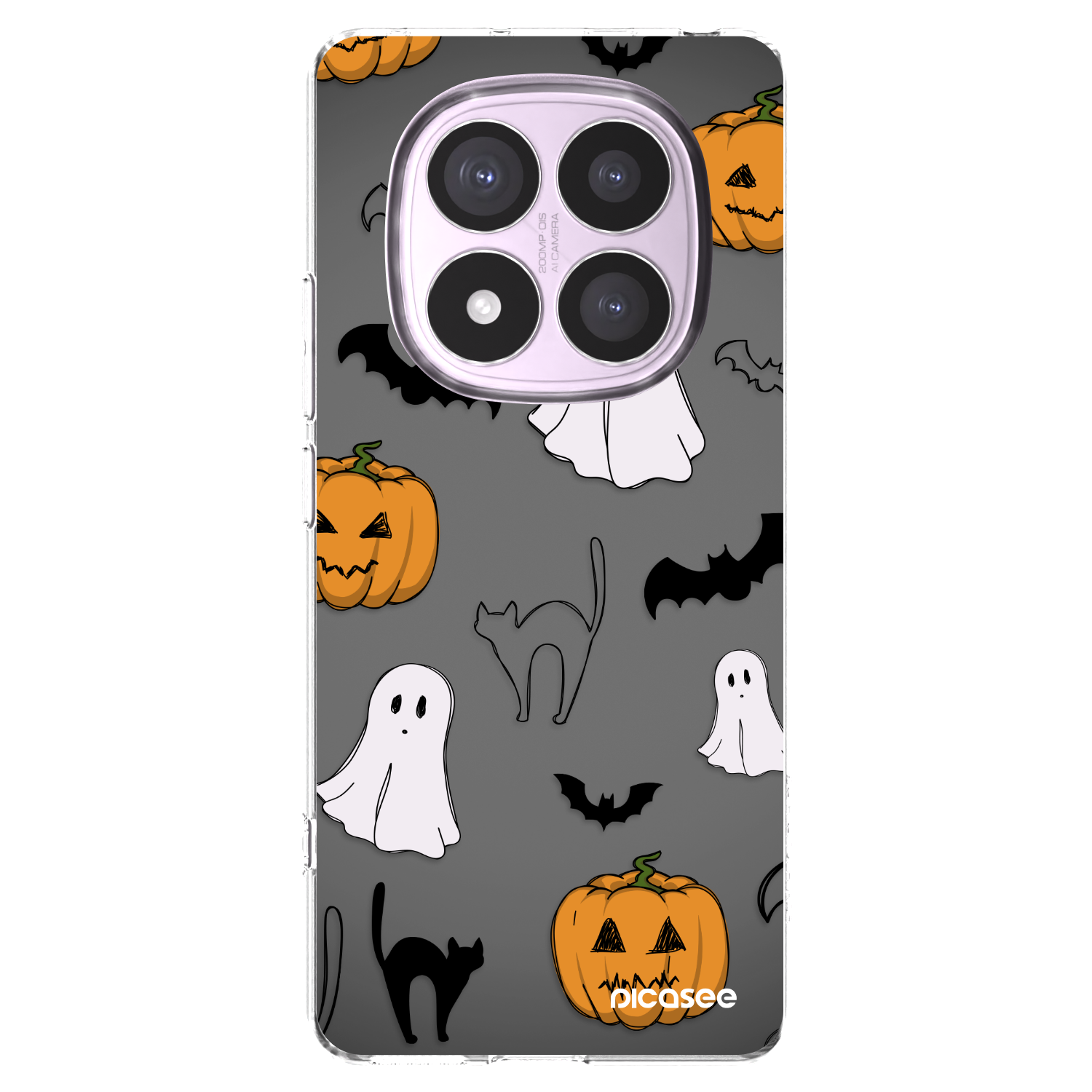 Picasee Xiaomi Redmi Note 14 Pro 5G Hülle - Transparentes Silikon - Spooky crew