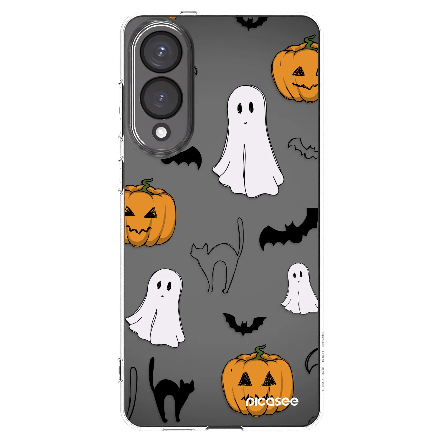 Picasee Samsung Galaxy S25 Edge 5G Hülle - Transparentes Silikon - Spooky crew
