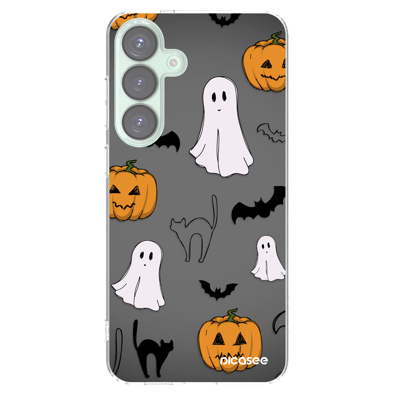 Picasee Samsung Galaxy S25+ 5G Hülle - Transparentes Silikon - Spooky crew