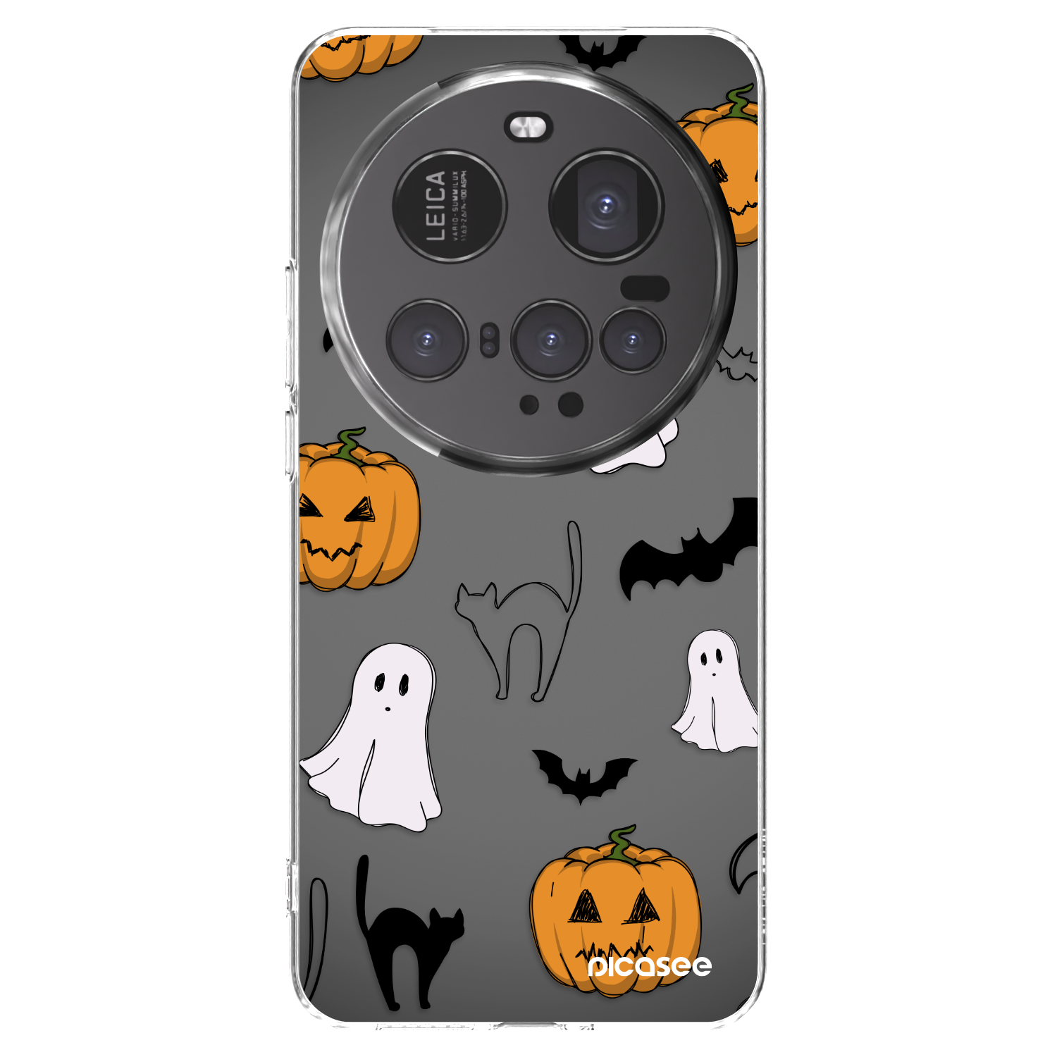 Picasee Xiaomi 15 Ultra Hülle - Transparentes Silikon - Spooky crew