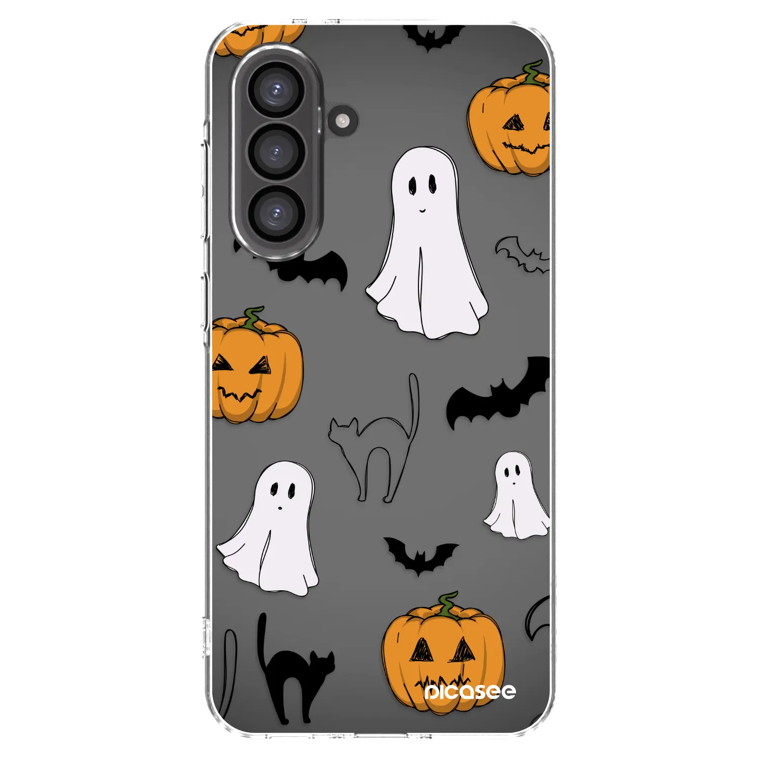 Picasee Samsung Galaxy A56 5G A566B Hülle - Transparentes Silikon - Spooky crew