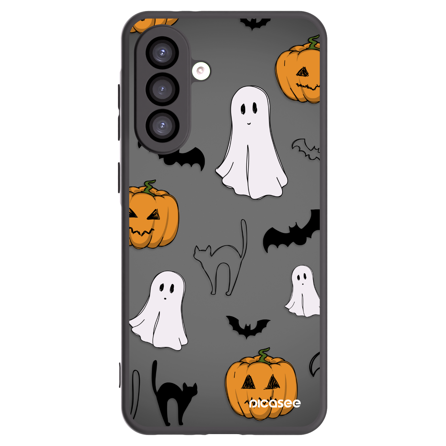 Picasee Samsung Galaxy A26 5G A266B Hülle - Schwarzes Silikon - Spooky crew