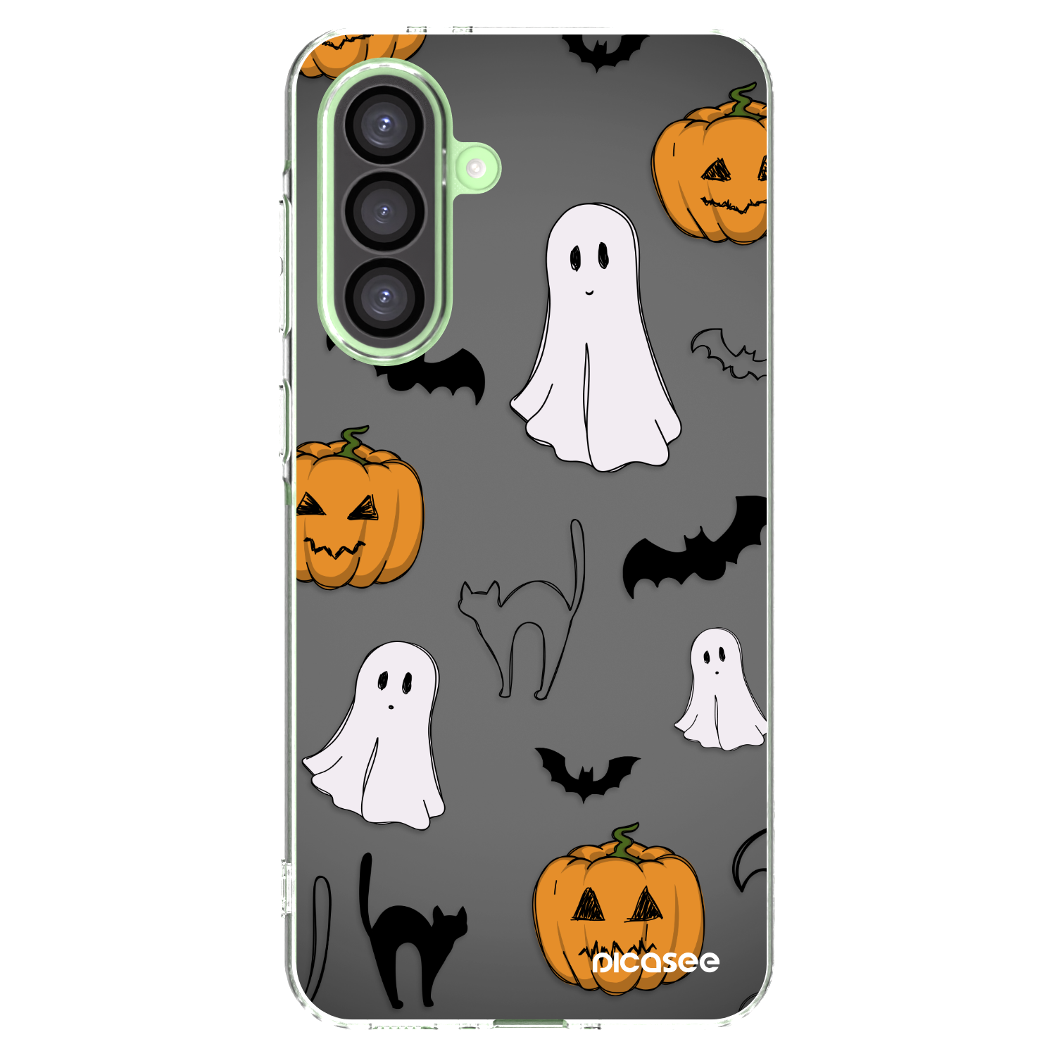 Picasee Samsung Galaxy A26 5G A266B Hülle - Transparentes Silikon - Spooky crew