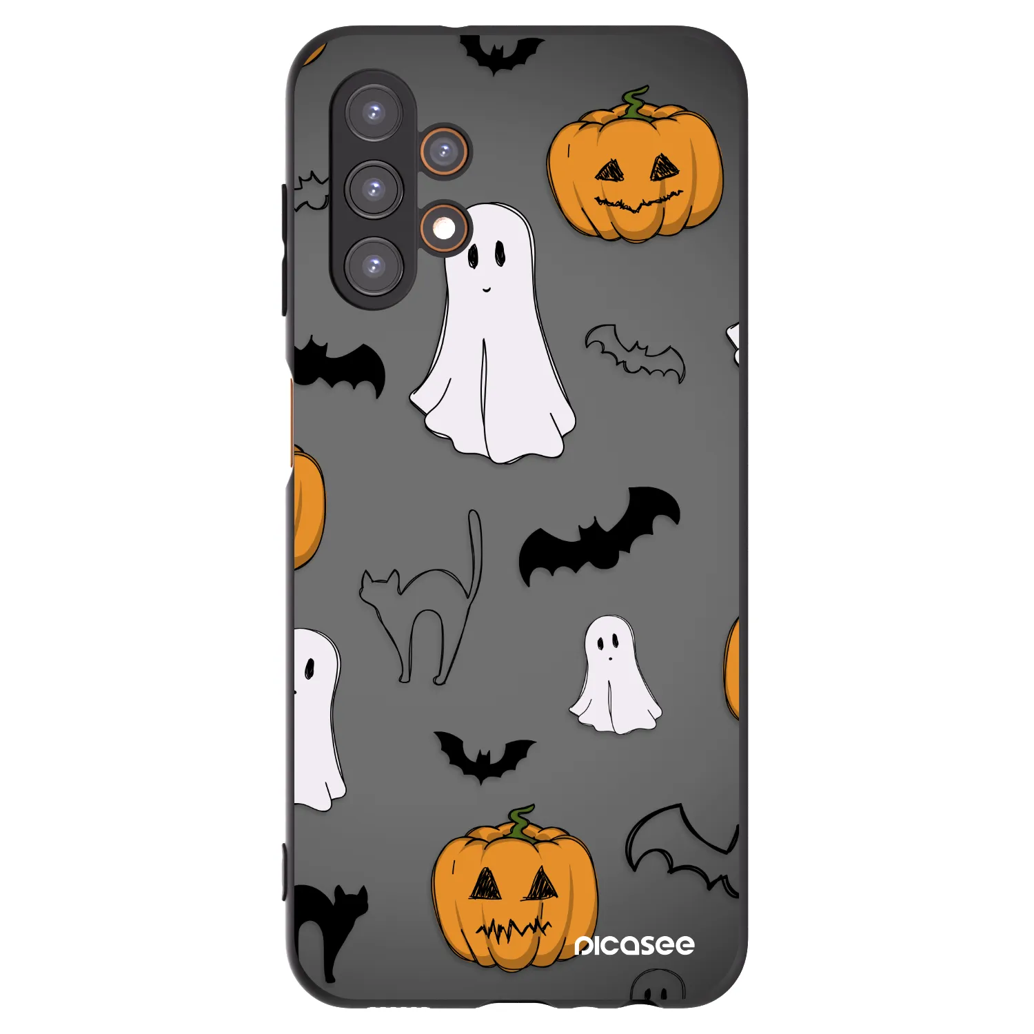 Picasee Samsung Galaxy A13 5G Hülle - Schwarzes Silikon - Spooky crew