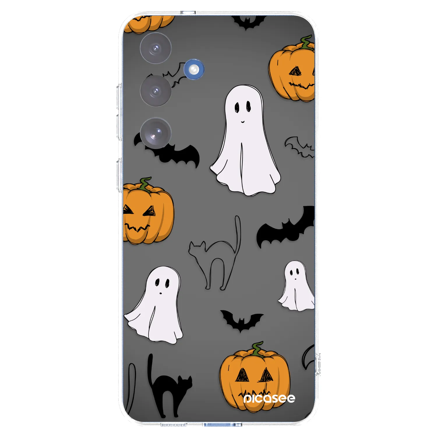 Picasee Samsung Galaxy S25 FE 5G Hülle - Transparentes Silikon - Spooky crew