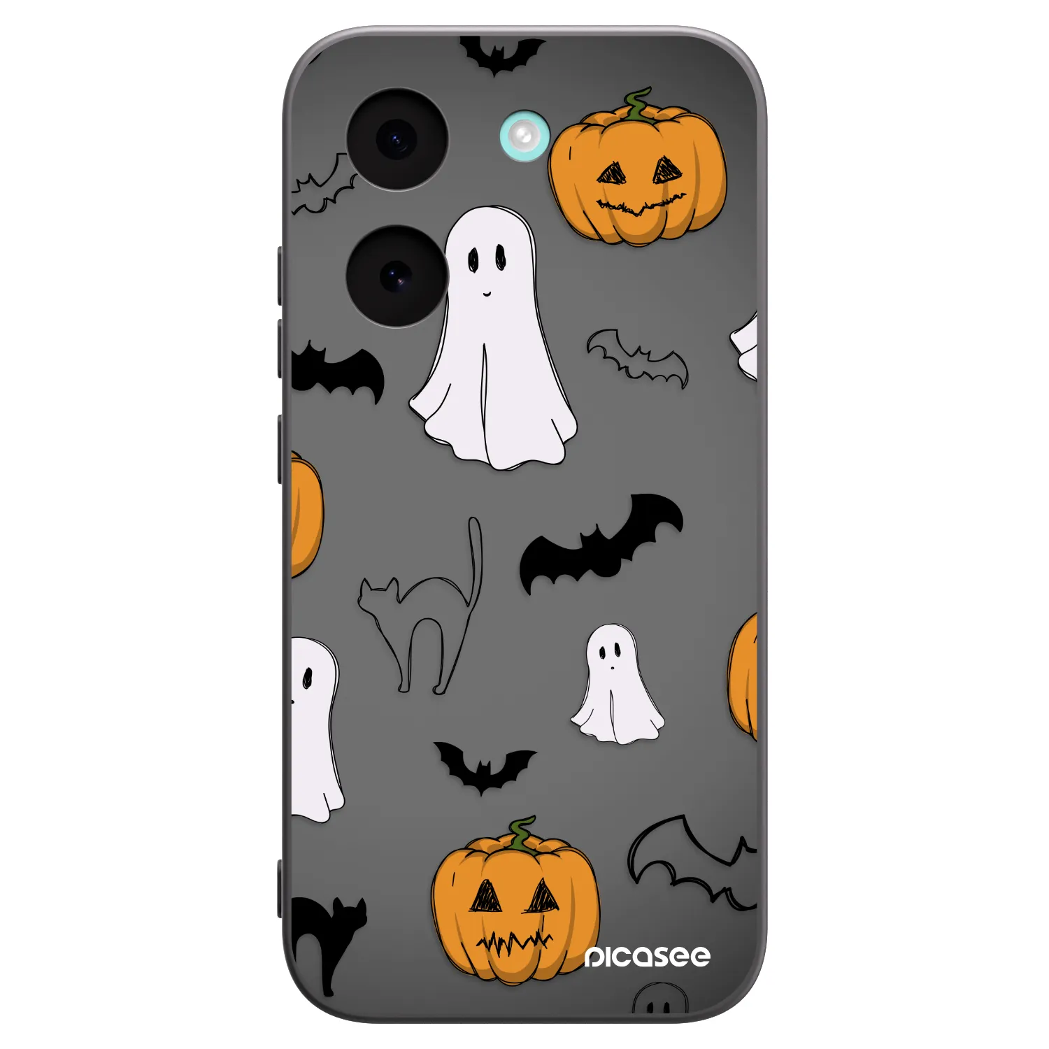 Picasee Xiaomi Poco X8 Pro Hülle - Schwarzes Silikon - Spooky crew