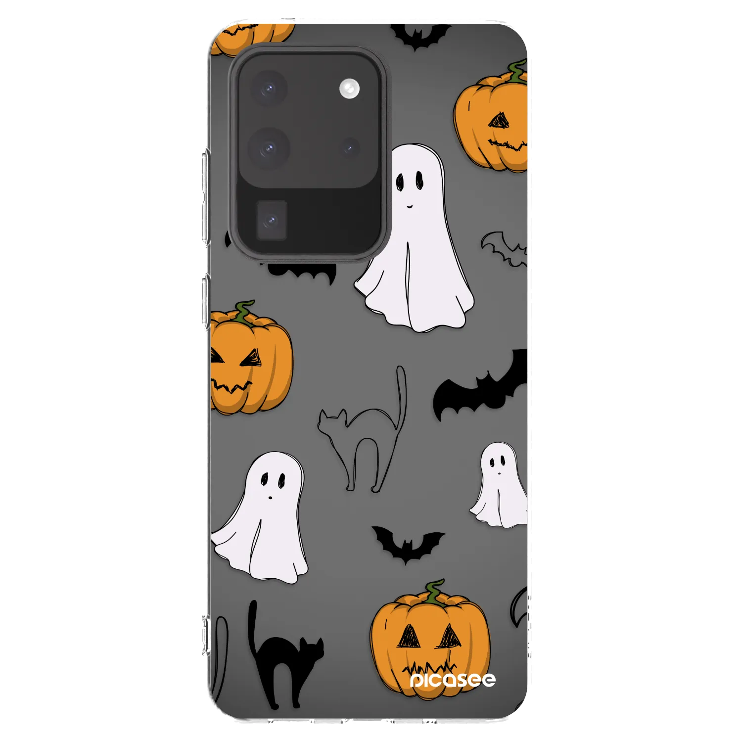 Picasee Samsung Galaxy S20 Ultra 5G G988F Hülle - Transparentes Silikon - Spooky crew