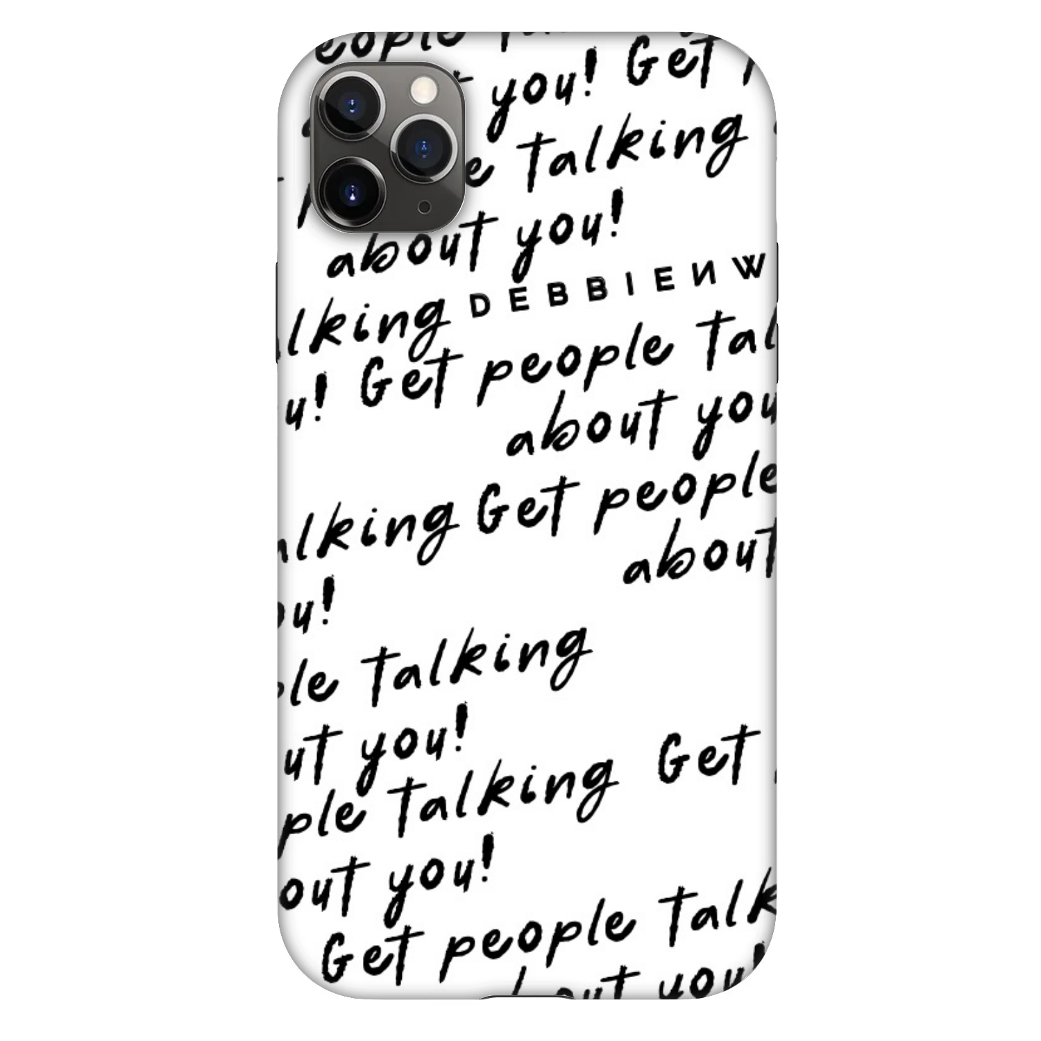 Picasee Fashion Case für Apple iPhone 11 Pro Max - GET PEOPLE TALK ABOUT YOU