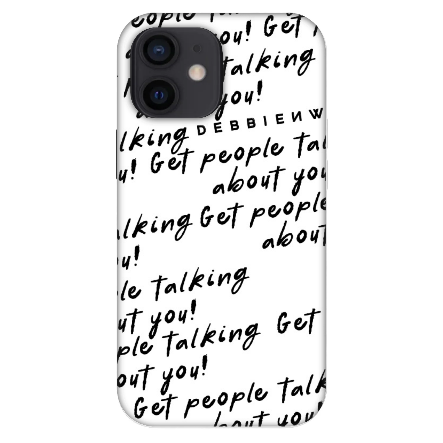 Picasee Fashion Case für Apple iPhone 12 mini - GET PEOPLE TALK ABOUT YOU
