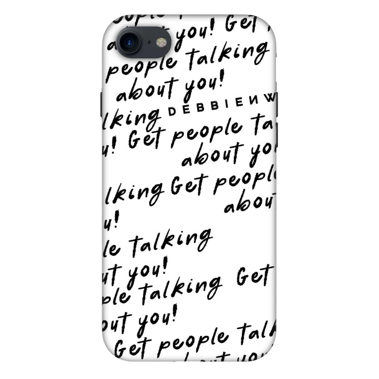 Picasee Fashion Case für Apple iPhone SE 2020 - GET PEOPLE TALK ABOUT YOU