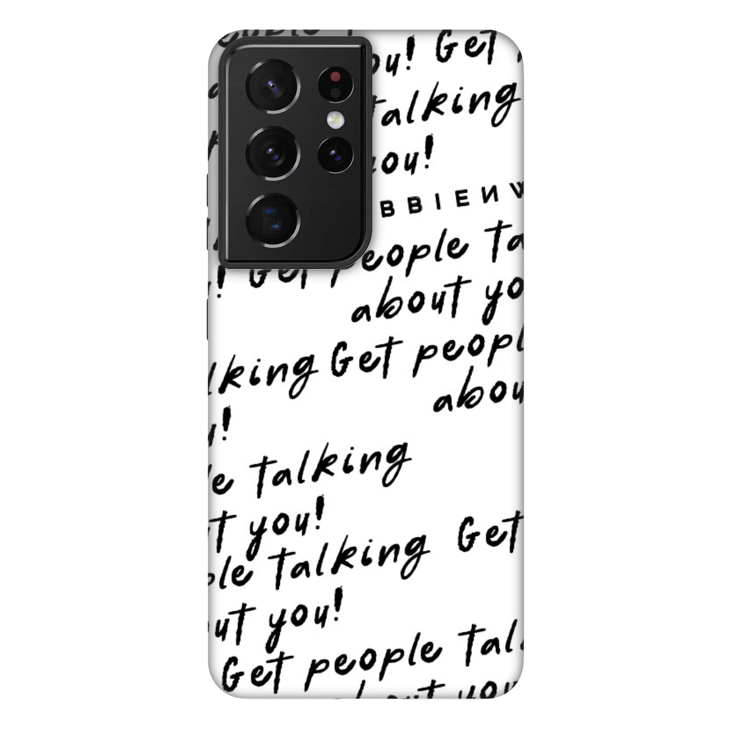 Picasee Fashion Case für Samsung Galaxy S21 Ultra 5G G998B - GET PEOPLE TALK ABOUT YOU