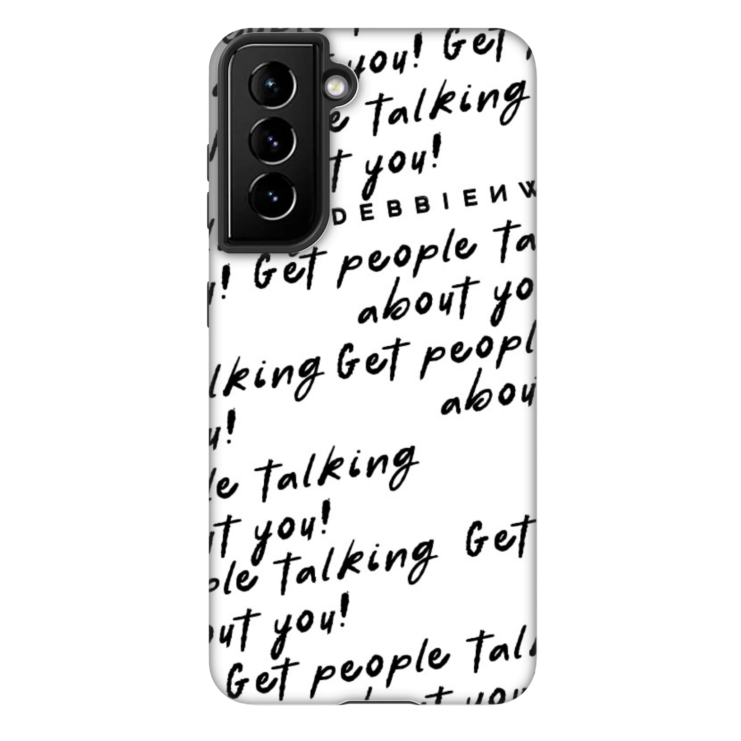 Picasee Fashion Case für Samsung Galaxy S21 FE 5G - GET PEOPLE TALK ABOUT YOU